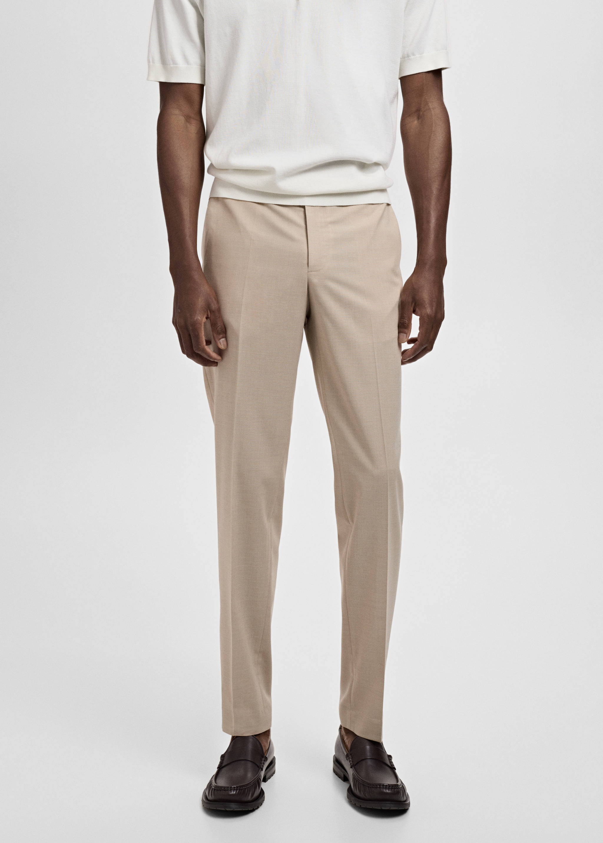Pantalon costume Milán slim-fit - Plan moyen