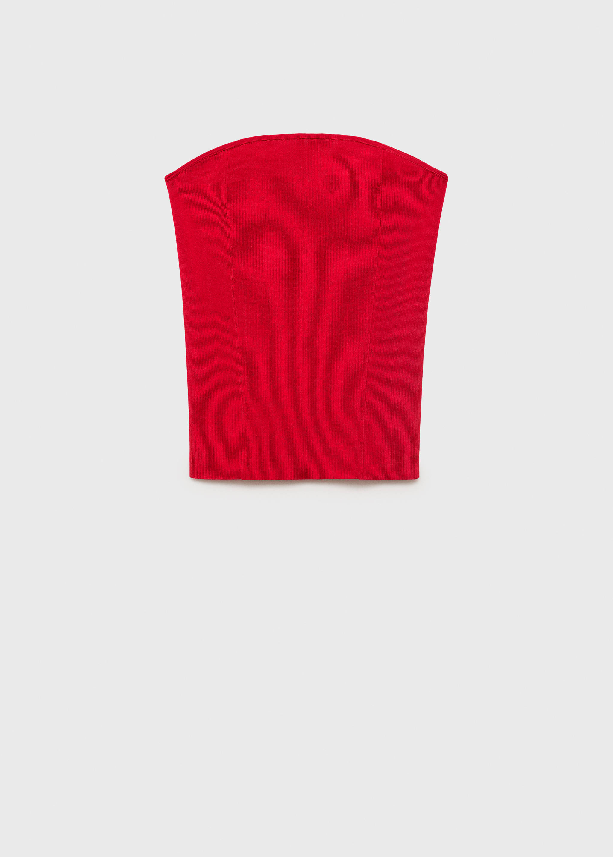 Strapless fitted top - Article without model