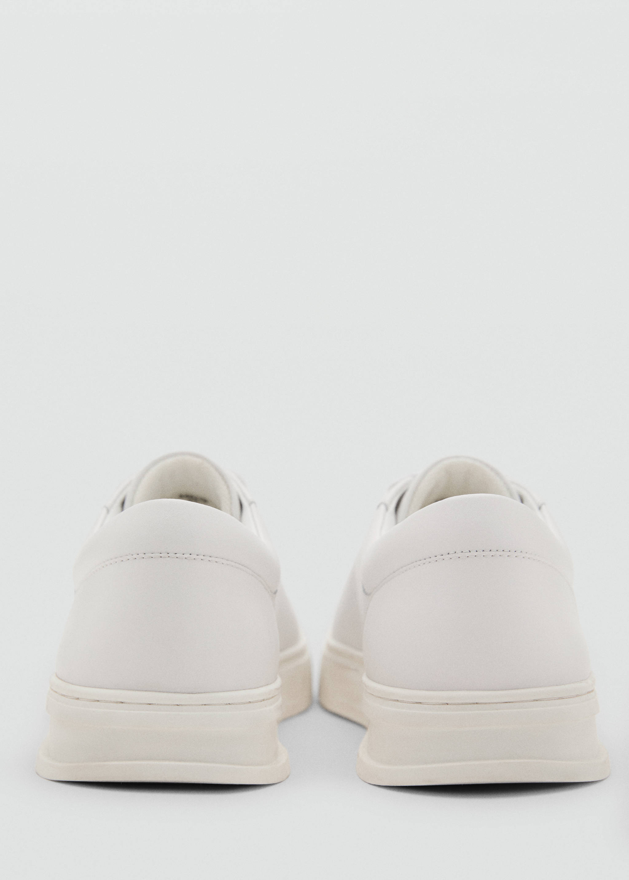 Leather panel sneakers - Details of the article 2