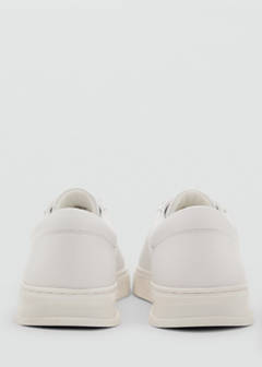 Leather panel sneakers — White 4