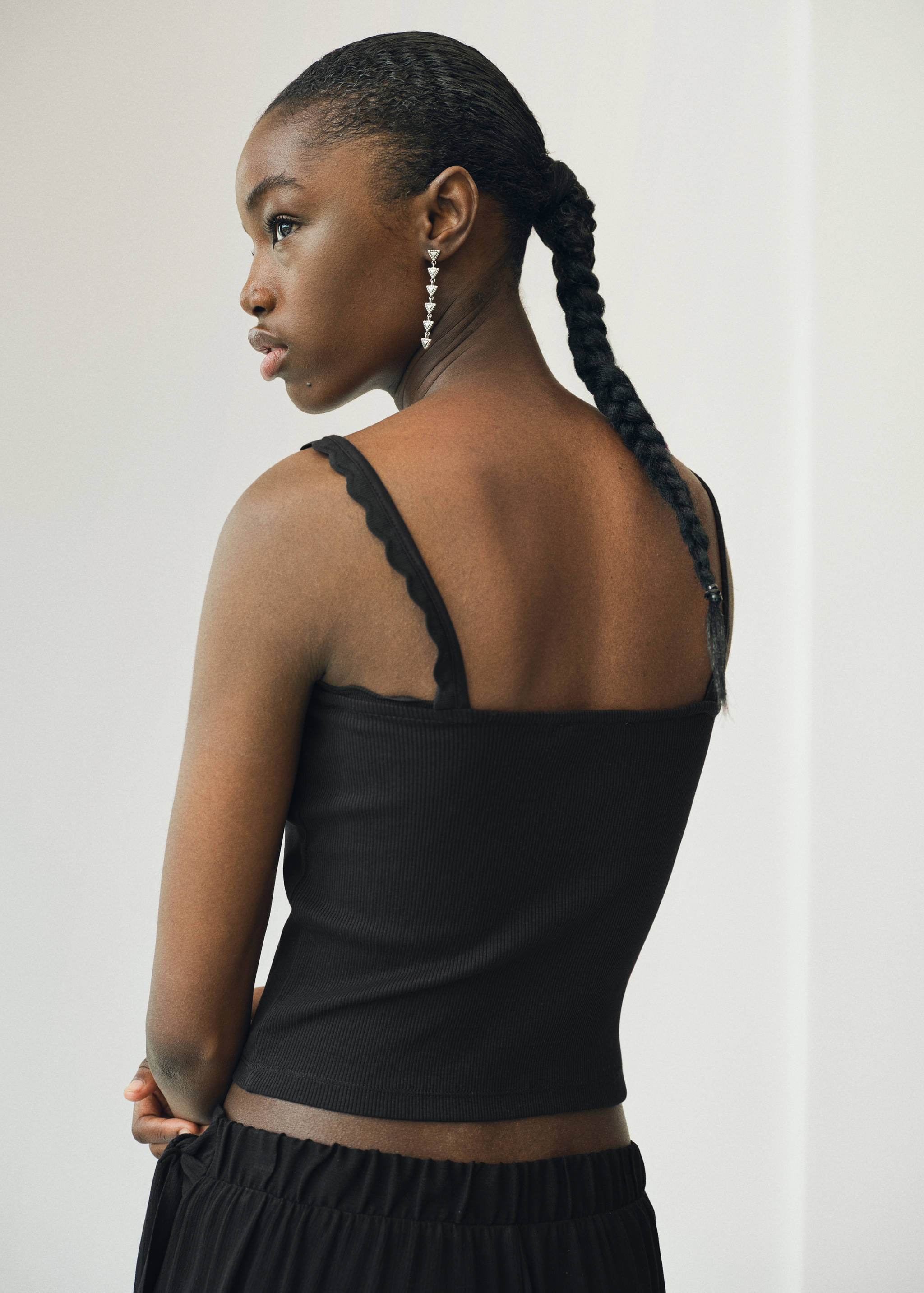 Top en maille ondulations - Verso de l’article