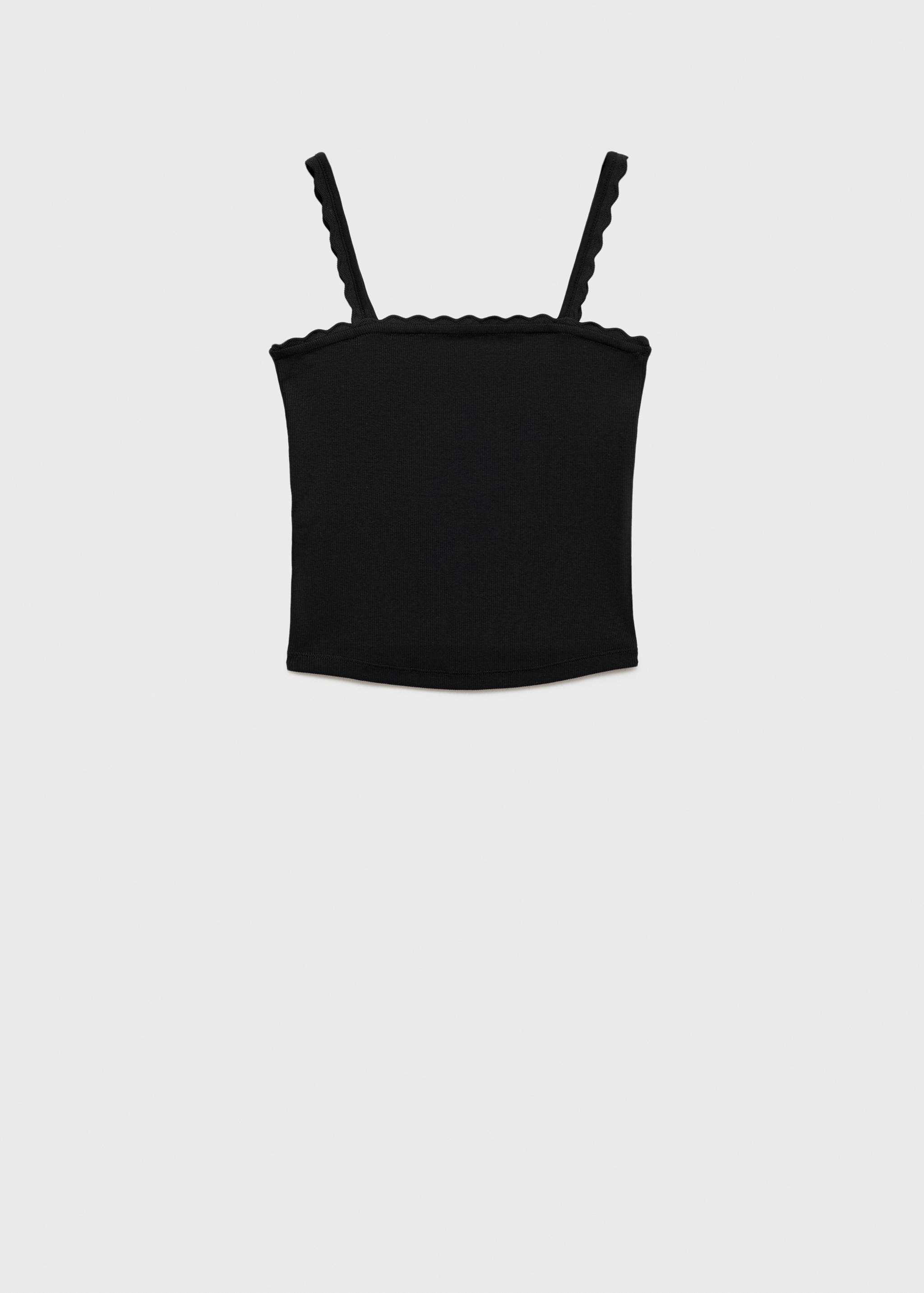 Top en maille ondulations - Article sans modèle