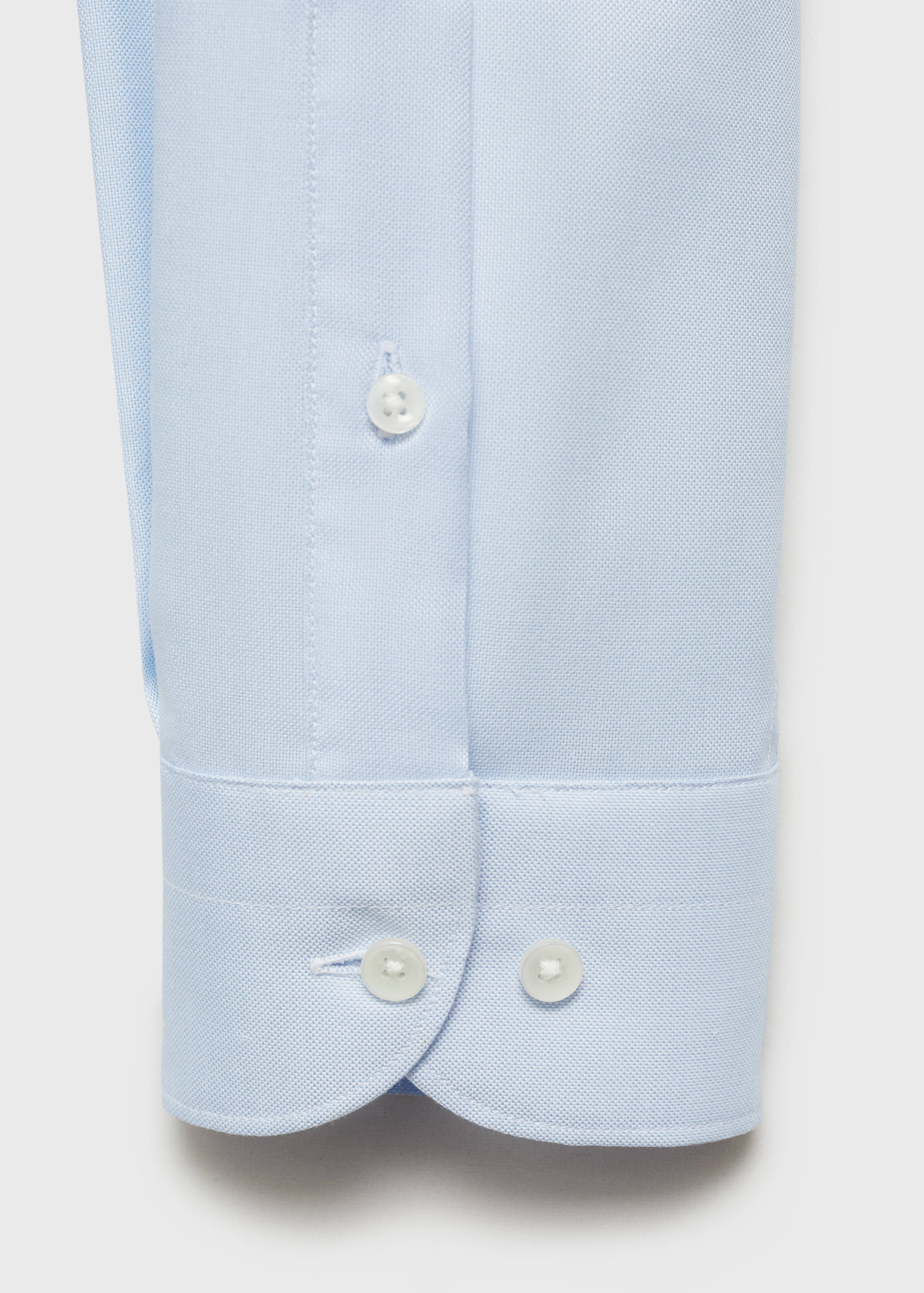 Slim fit structured suit shirt - Details of the article 0