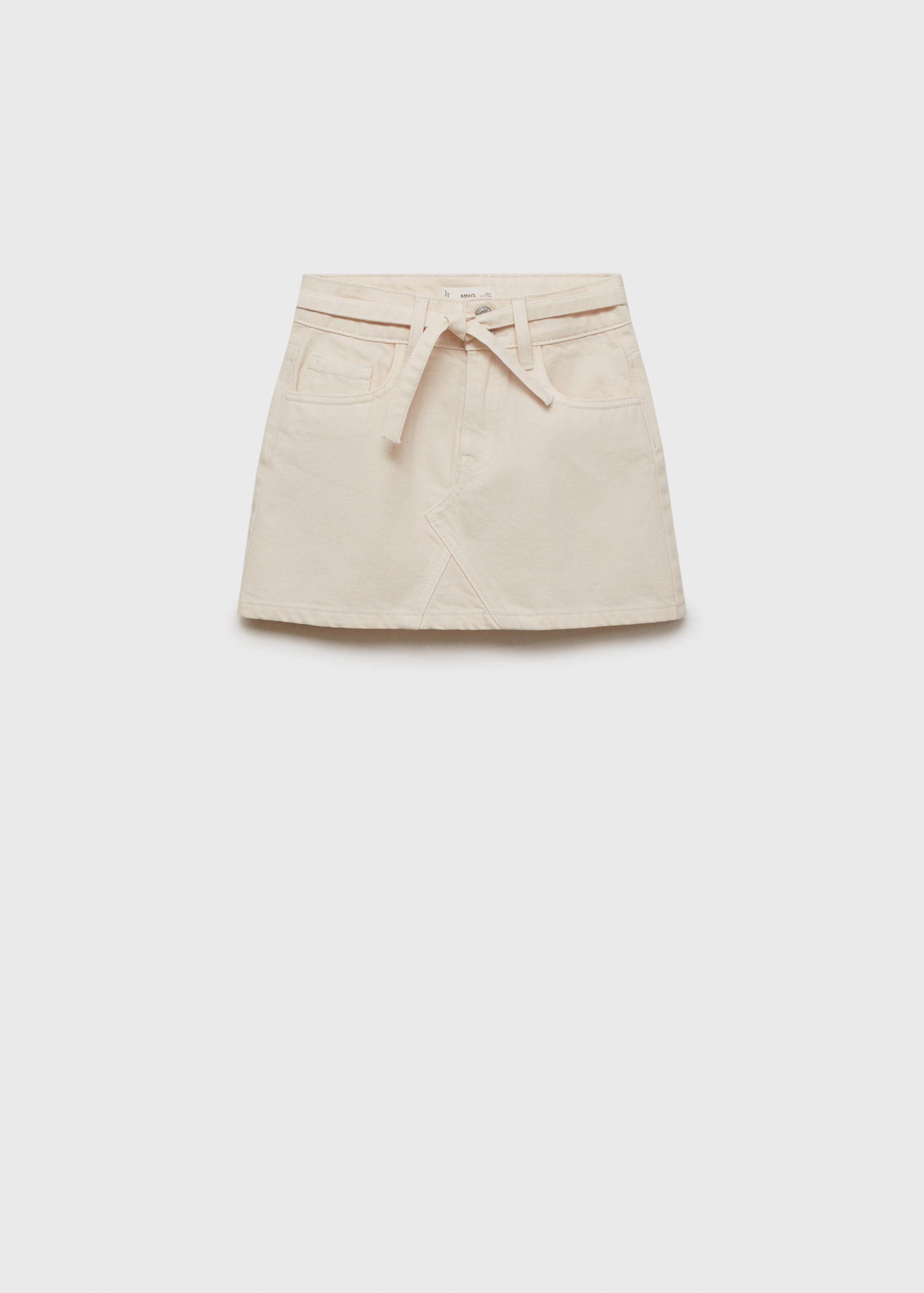 Denim skirt with bow - Article without model