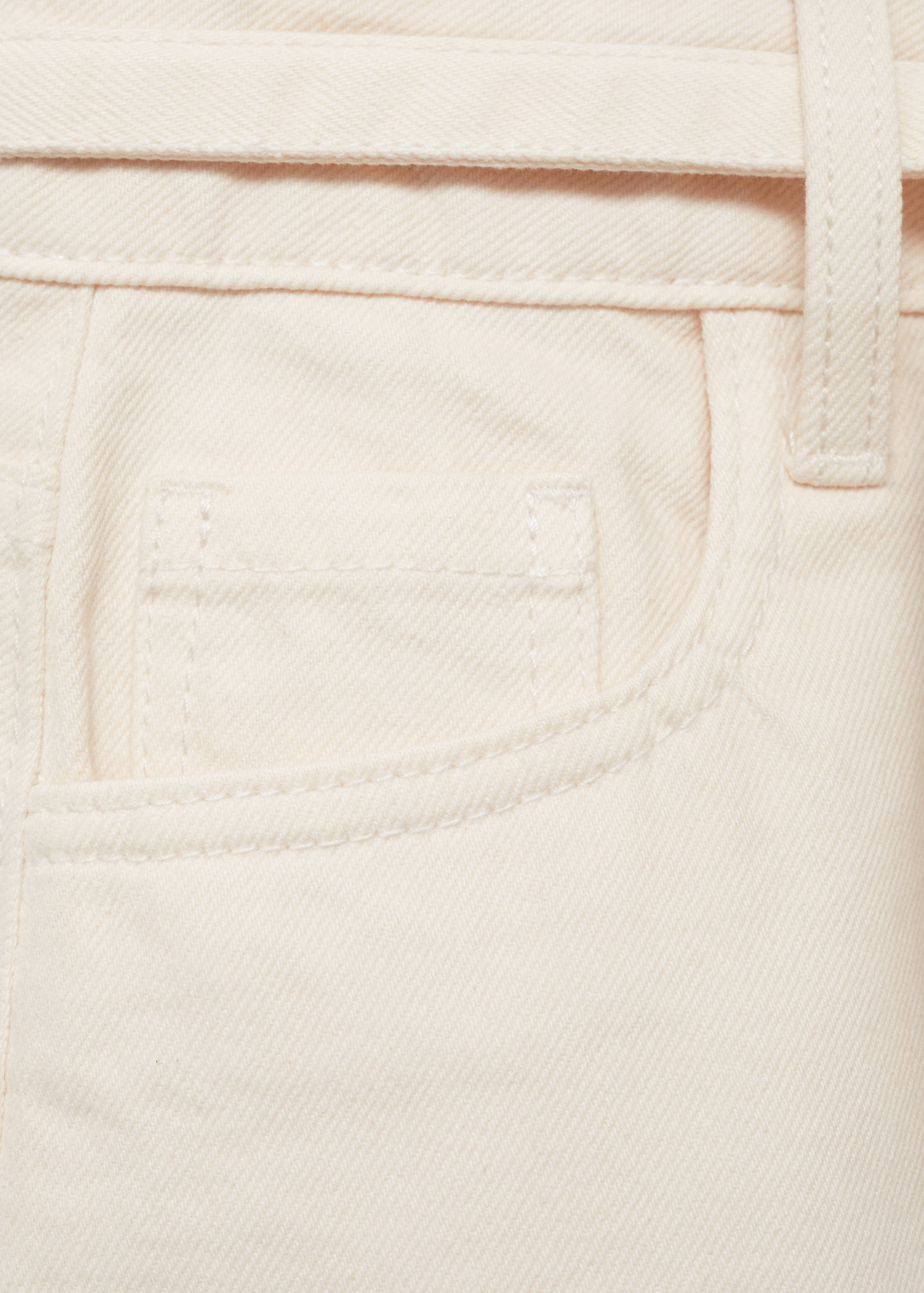 Denim skirt with bow - Details of the article 0