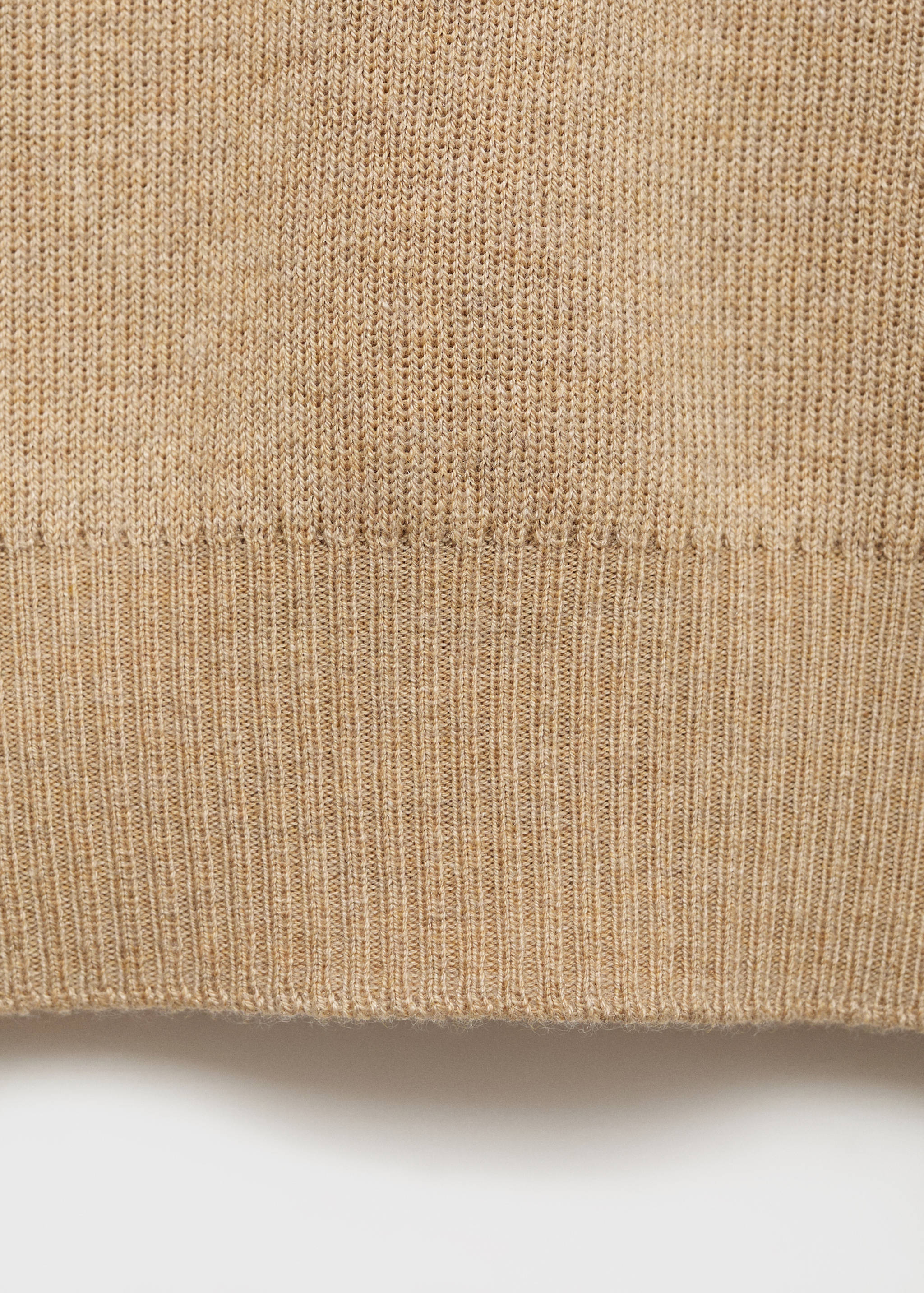 Short-sleeved fine-knit sweater - Details of the article 0