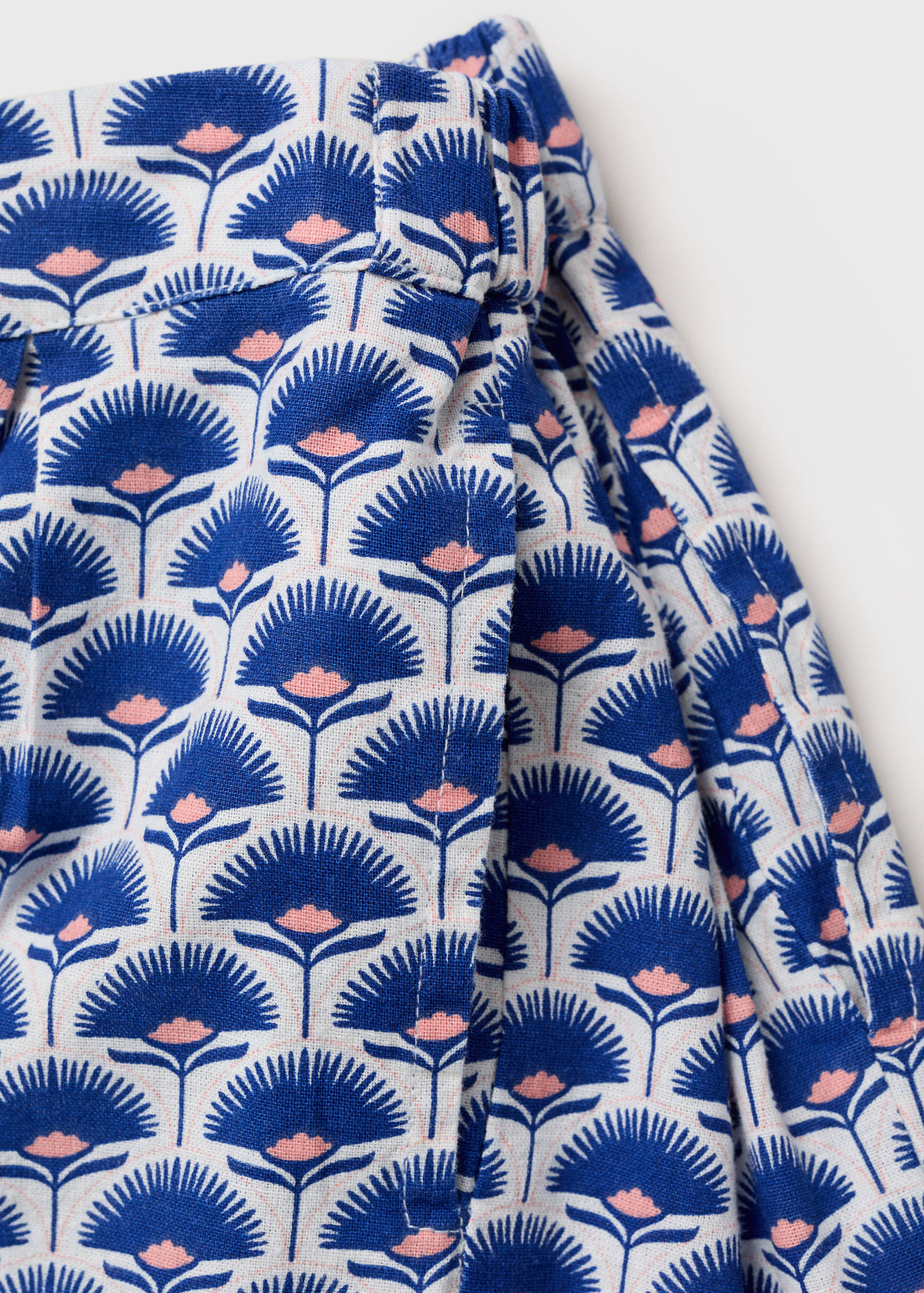 Printed linen shorts - Детальніше про товар 8