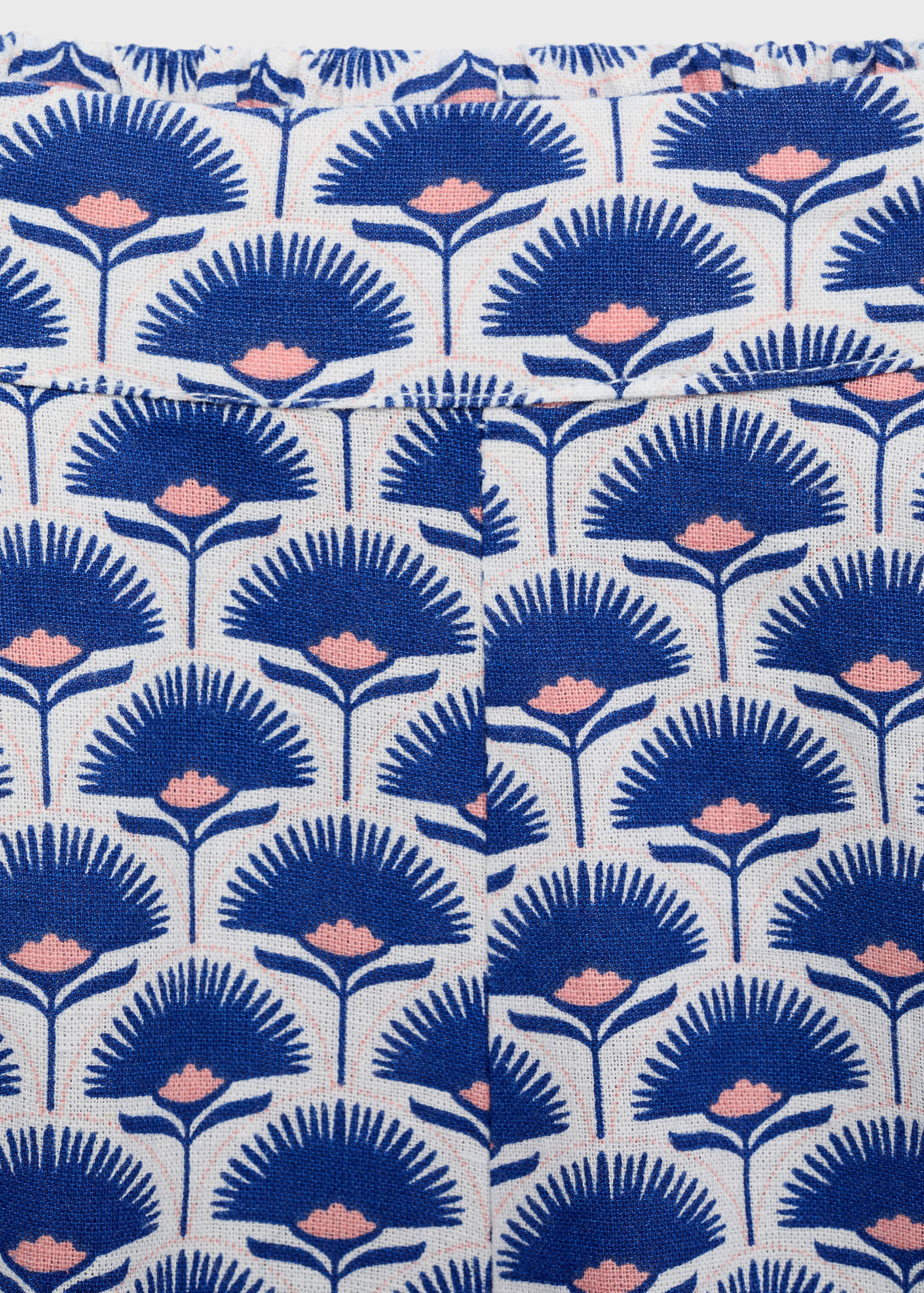 Printed linen shorts - Детальніше про товар 0