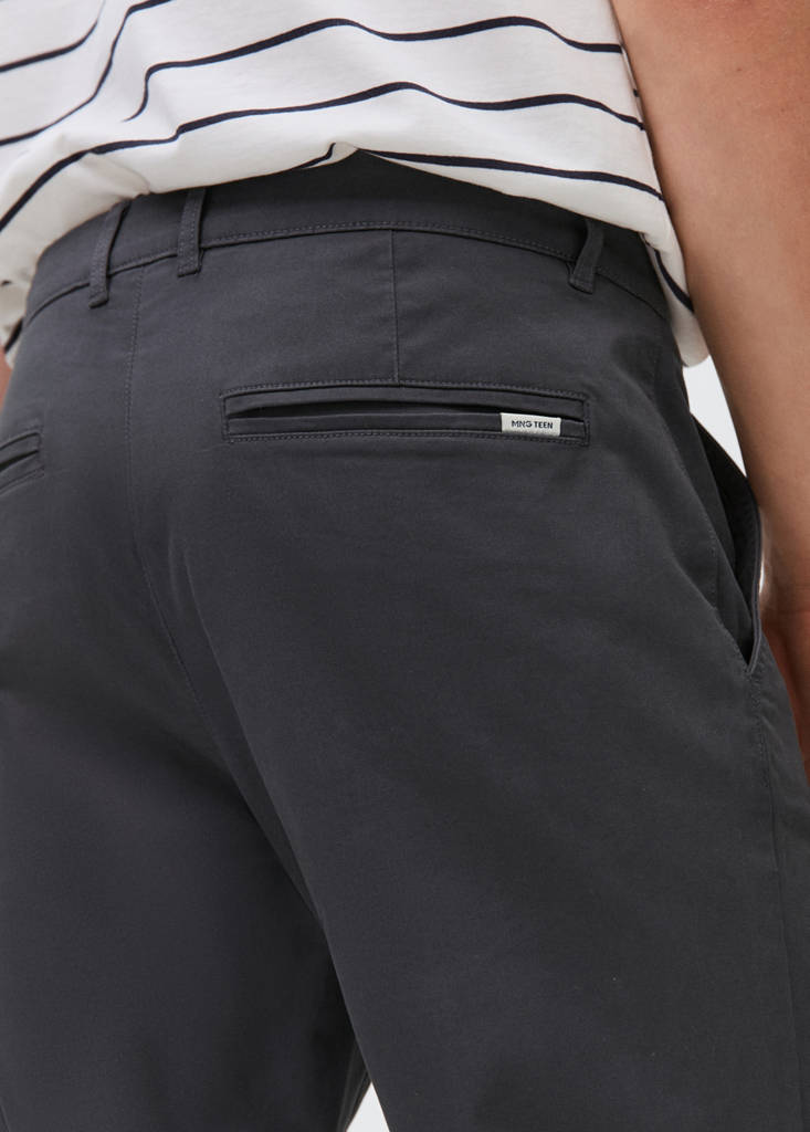 Stretchy chinos — Charcoal