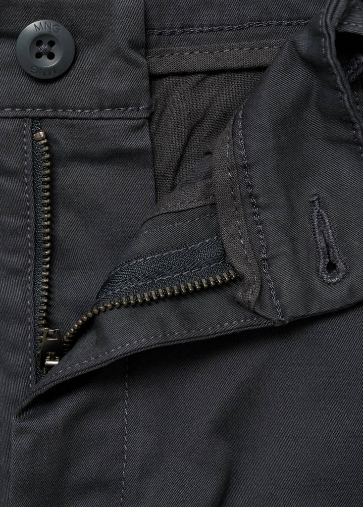 Stretchy chinos — Charcoal