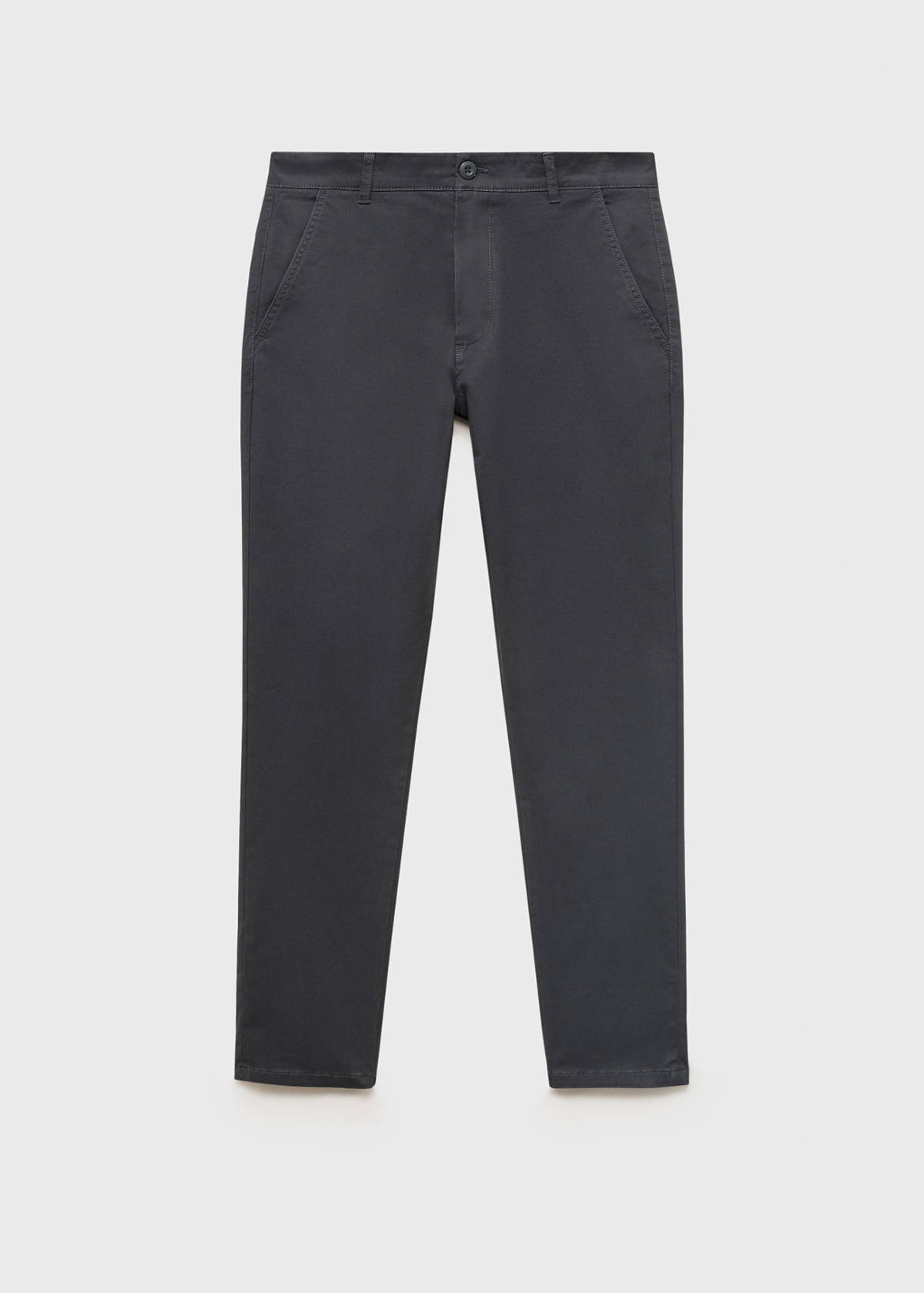 Stretchy chinos — Charcoal