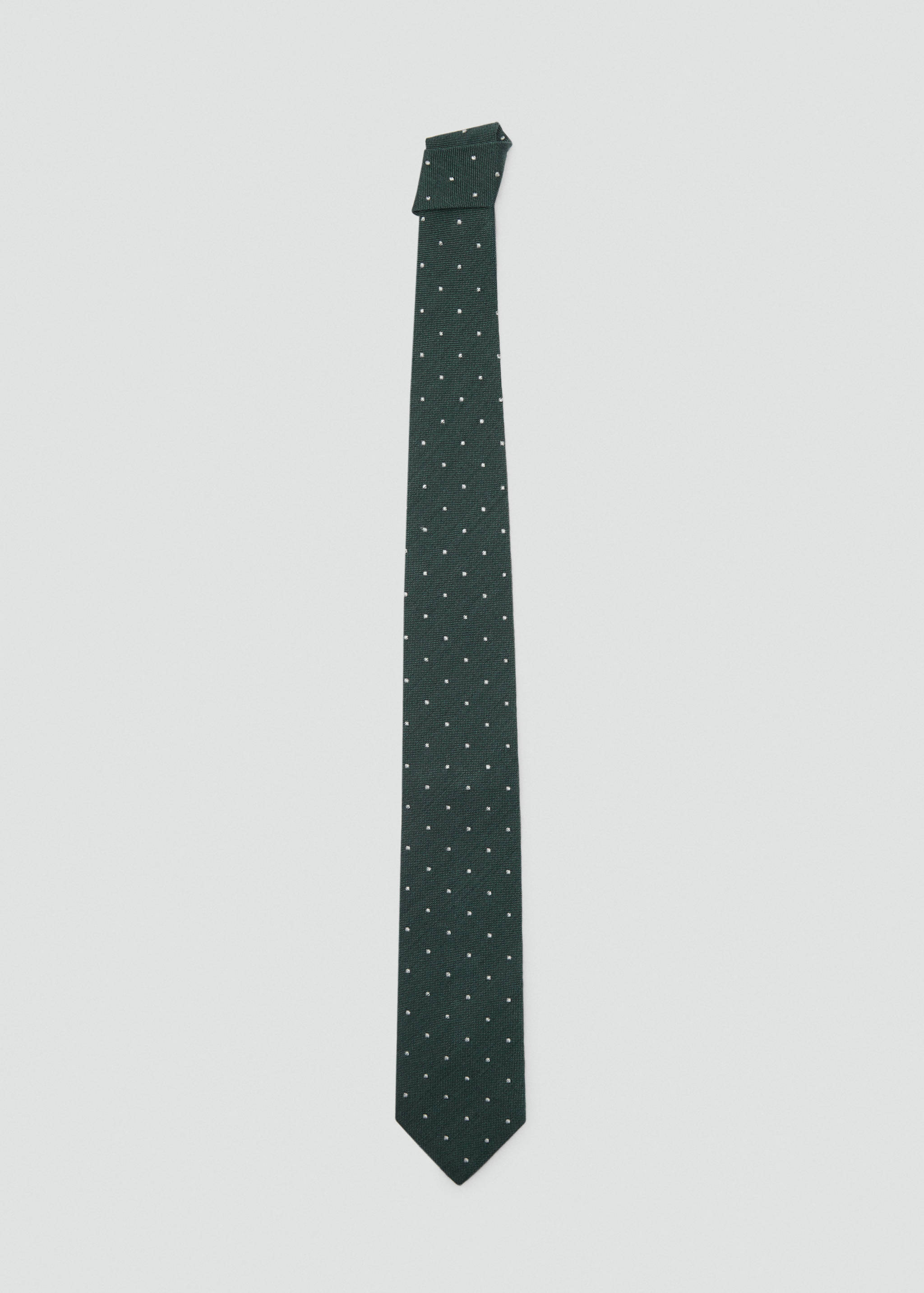 Polka-dot silk tie - Article without model