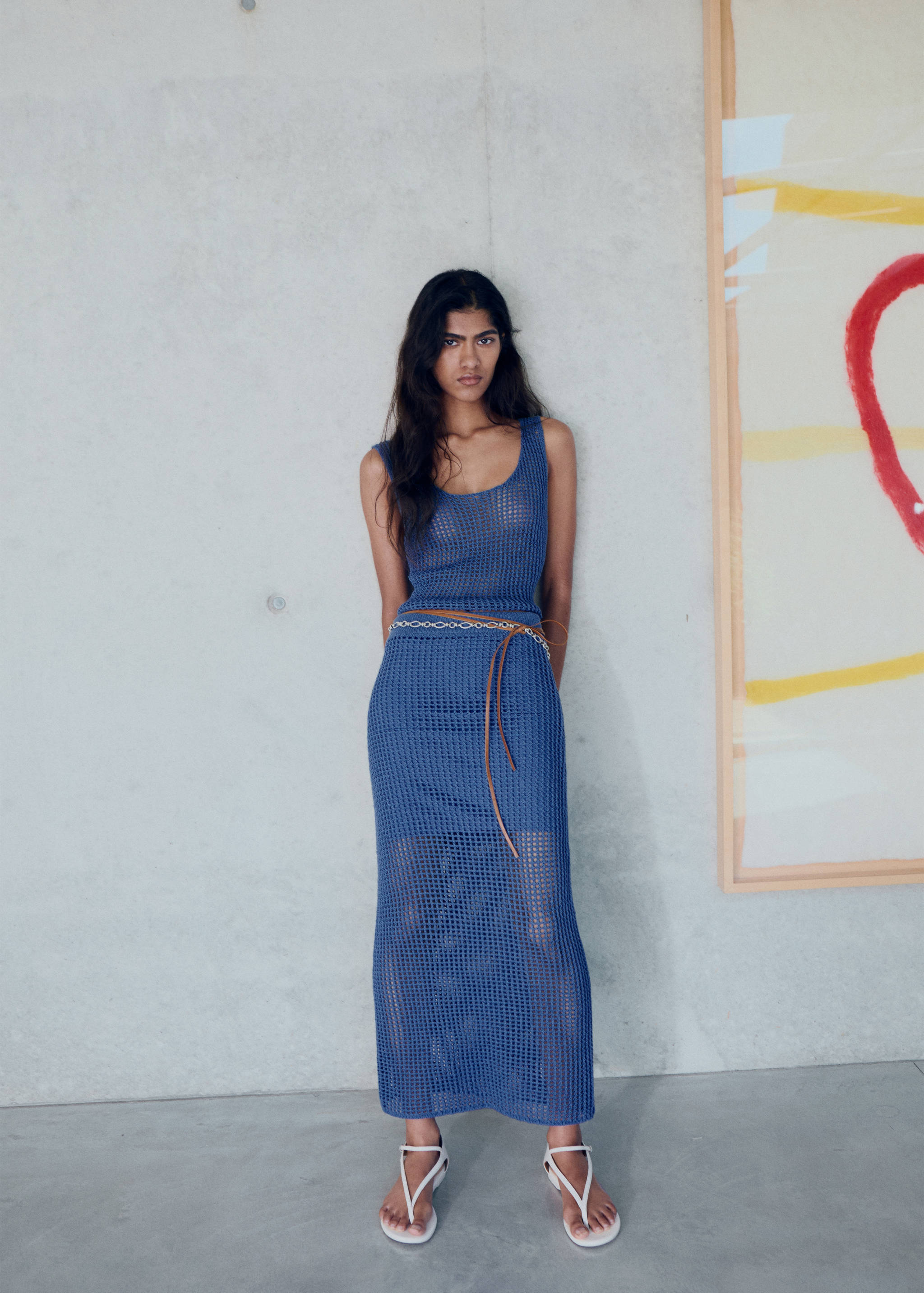 Jupe longue crochet - Plan général