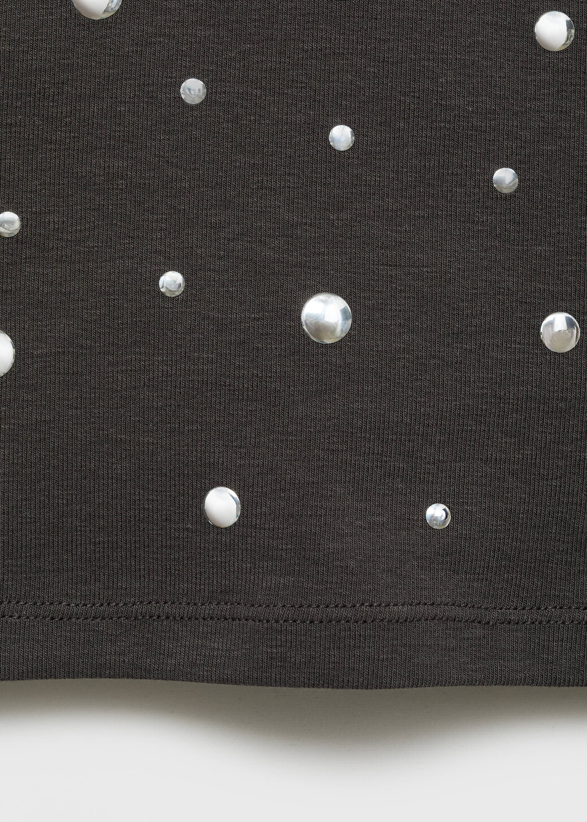 Halter top with metallic appliqués - Details of the article 0