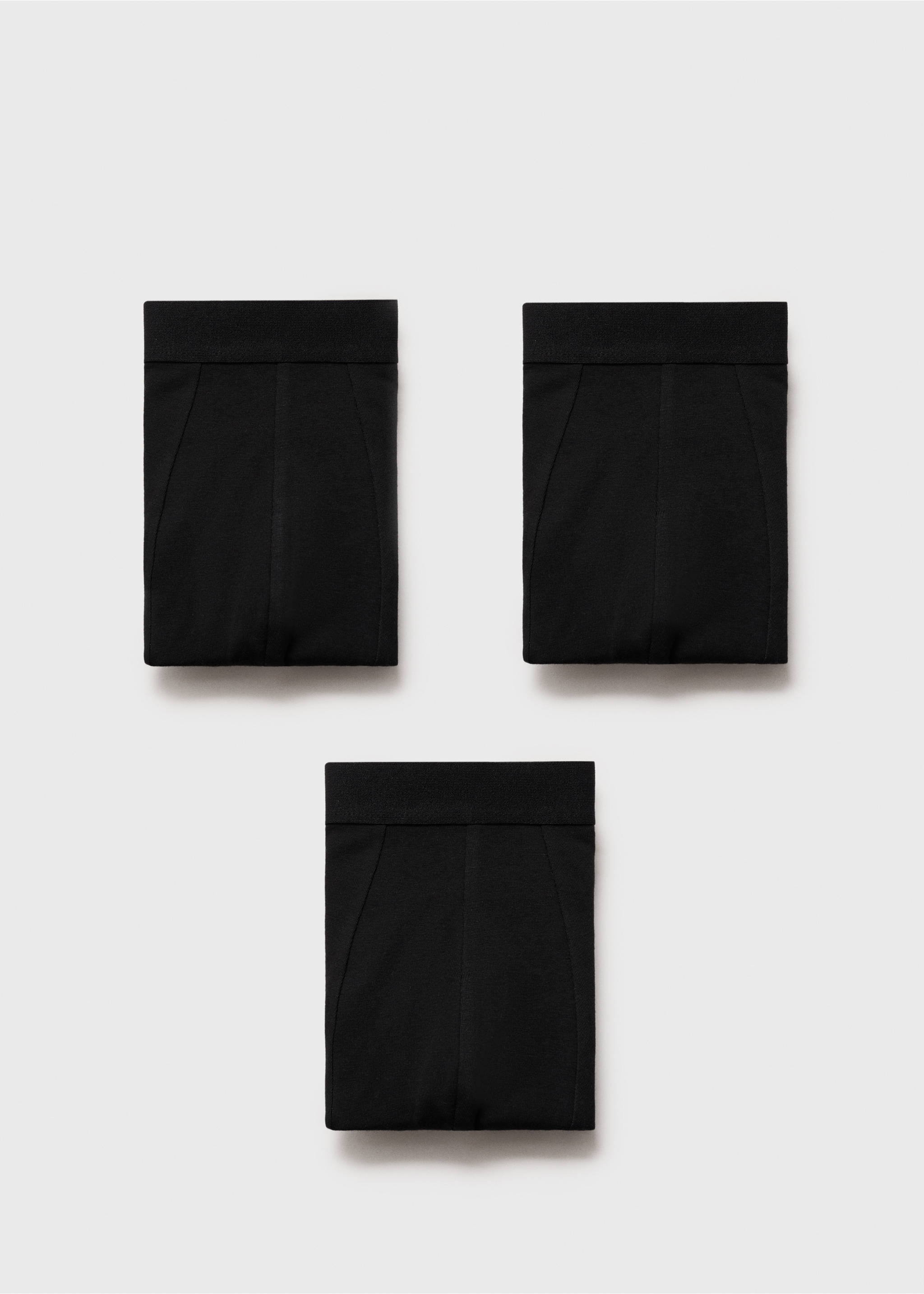 Pack 3 calzoncillos combinados - Artículo sin modelo, Negro. Ref: 17061221-00.