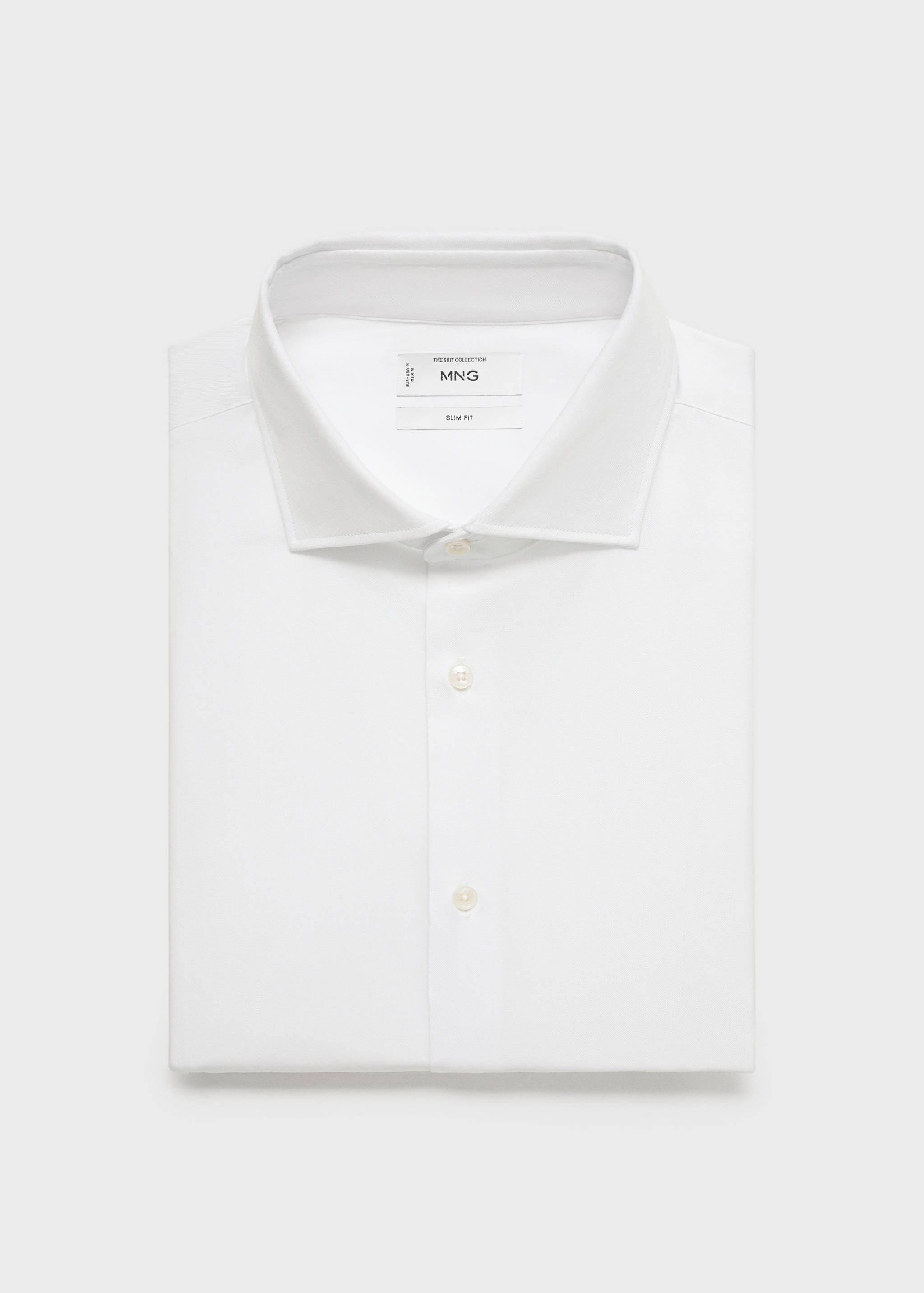 Chemise costume slim-fit popeline coton - Verso de l’article