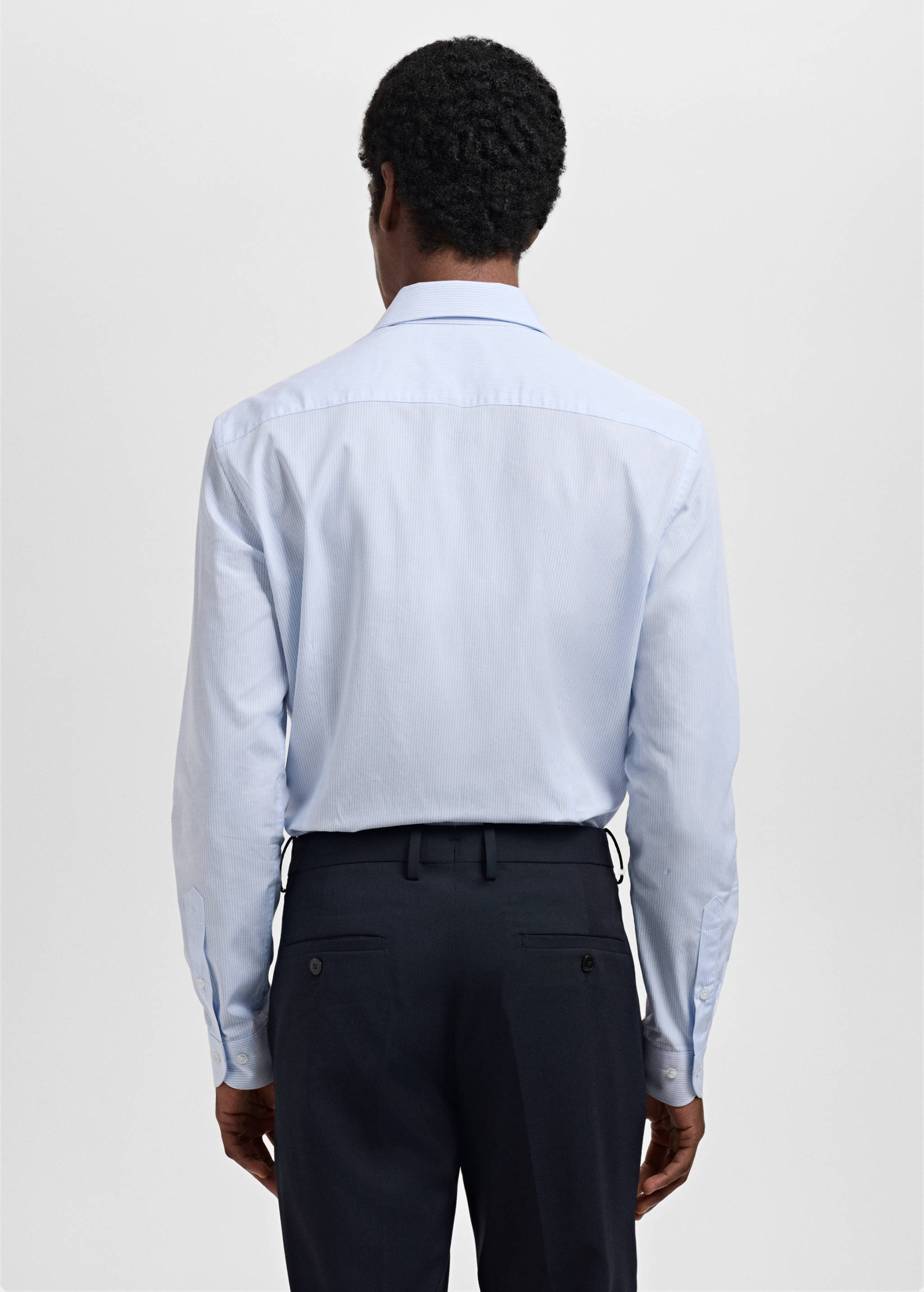 Camisa traje slim fit mil rayas - Reverso del artículo
