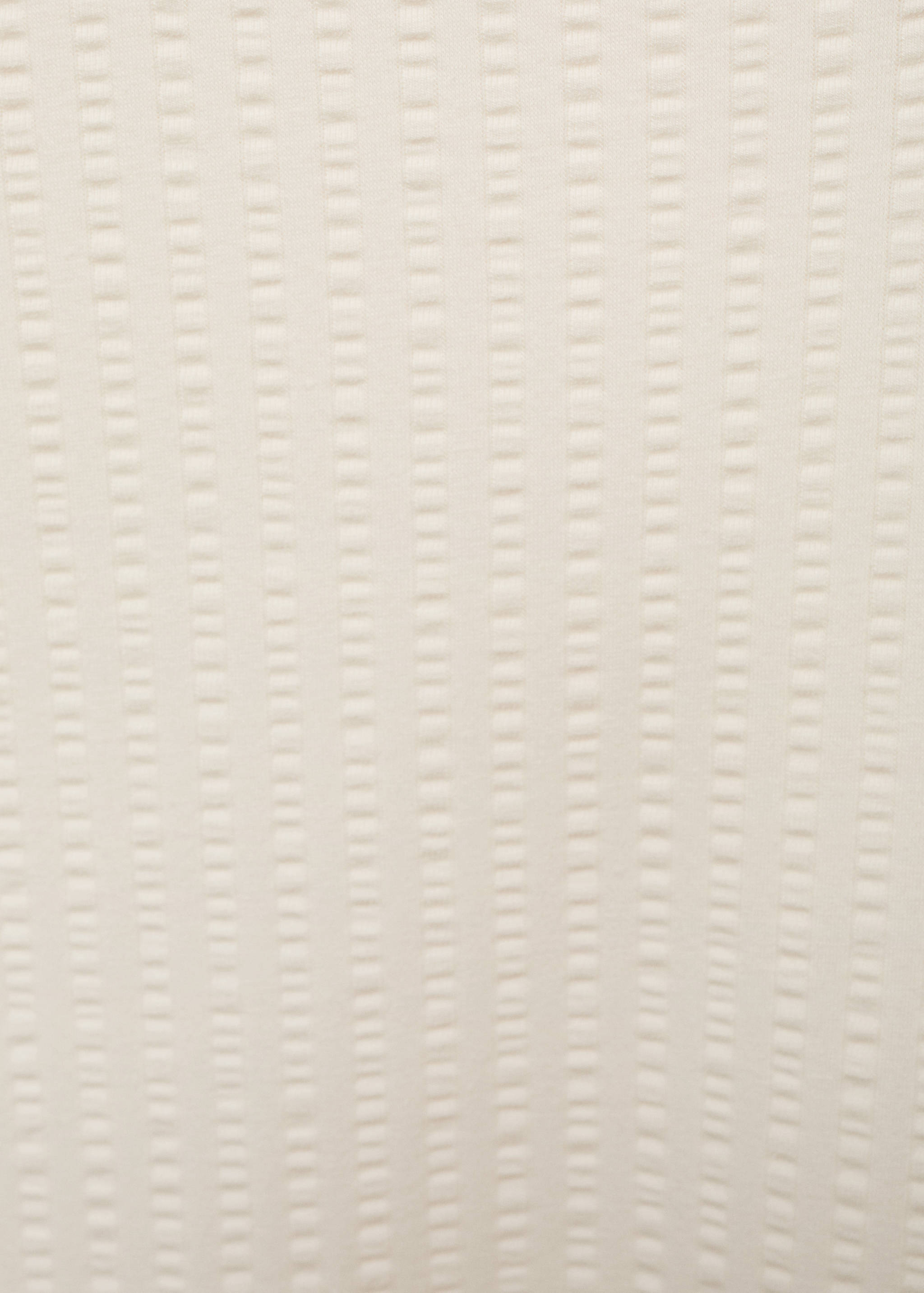 Seersucker cotton polo shirt - Details of the article 8