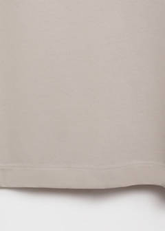 Zip neck polo shirt — Sand 8