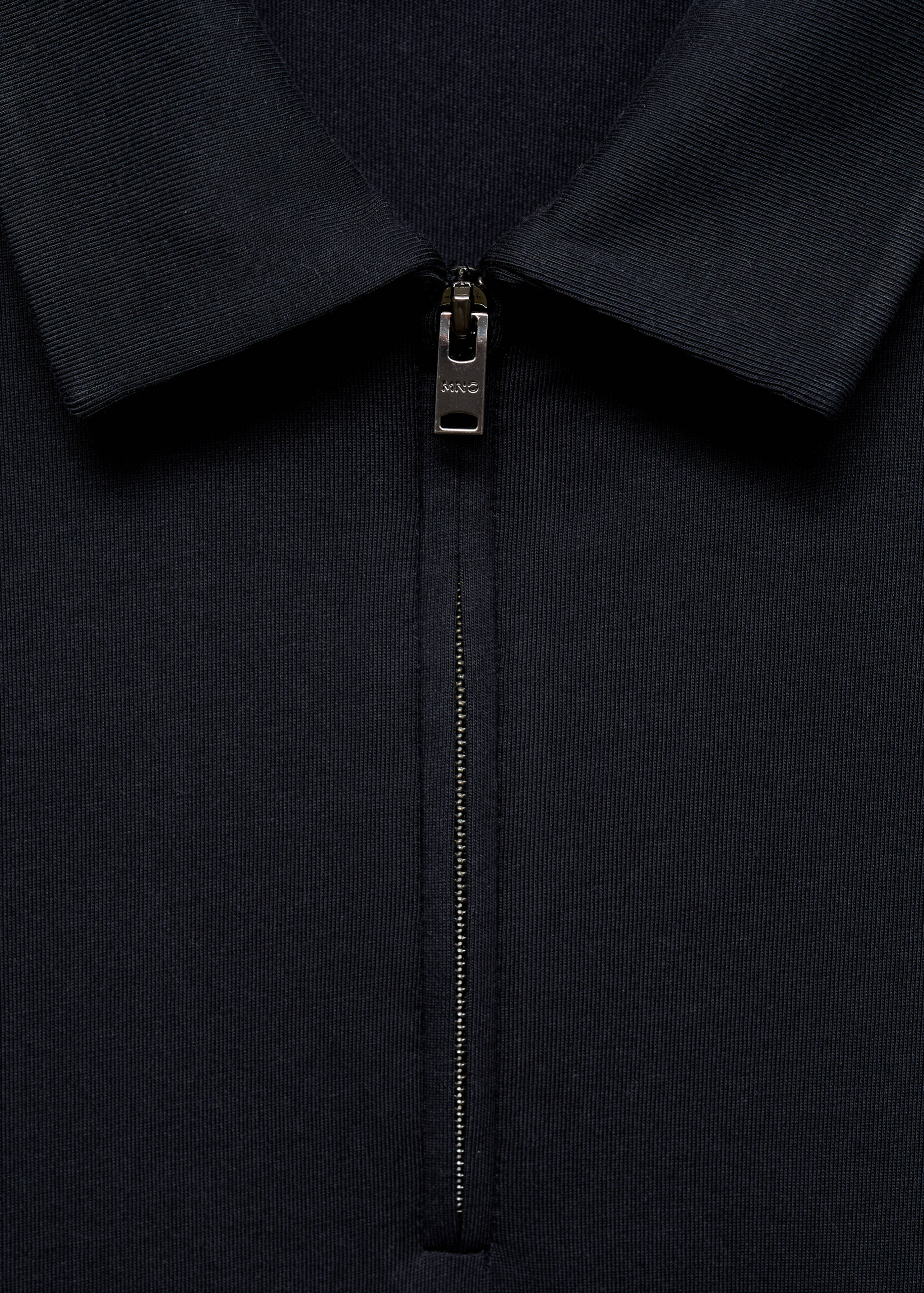 Zip neck polo shirt - Details of the article 8