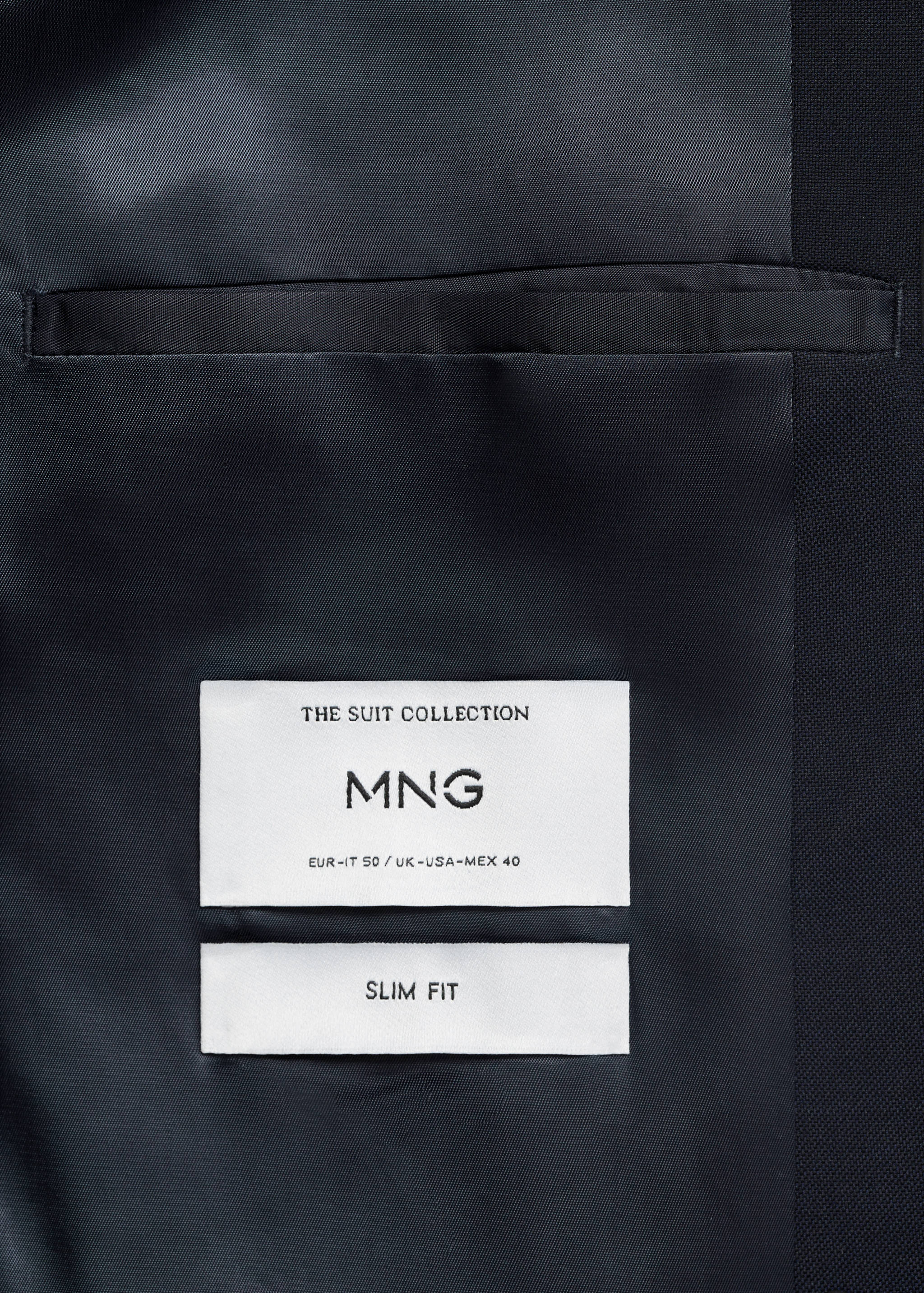 Костюмный пиджак Milan slim fit - Деталь изделия 0