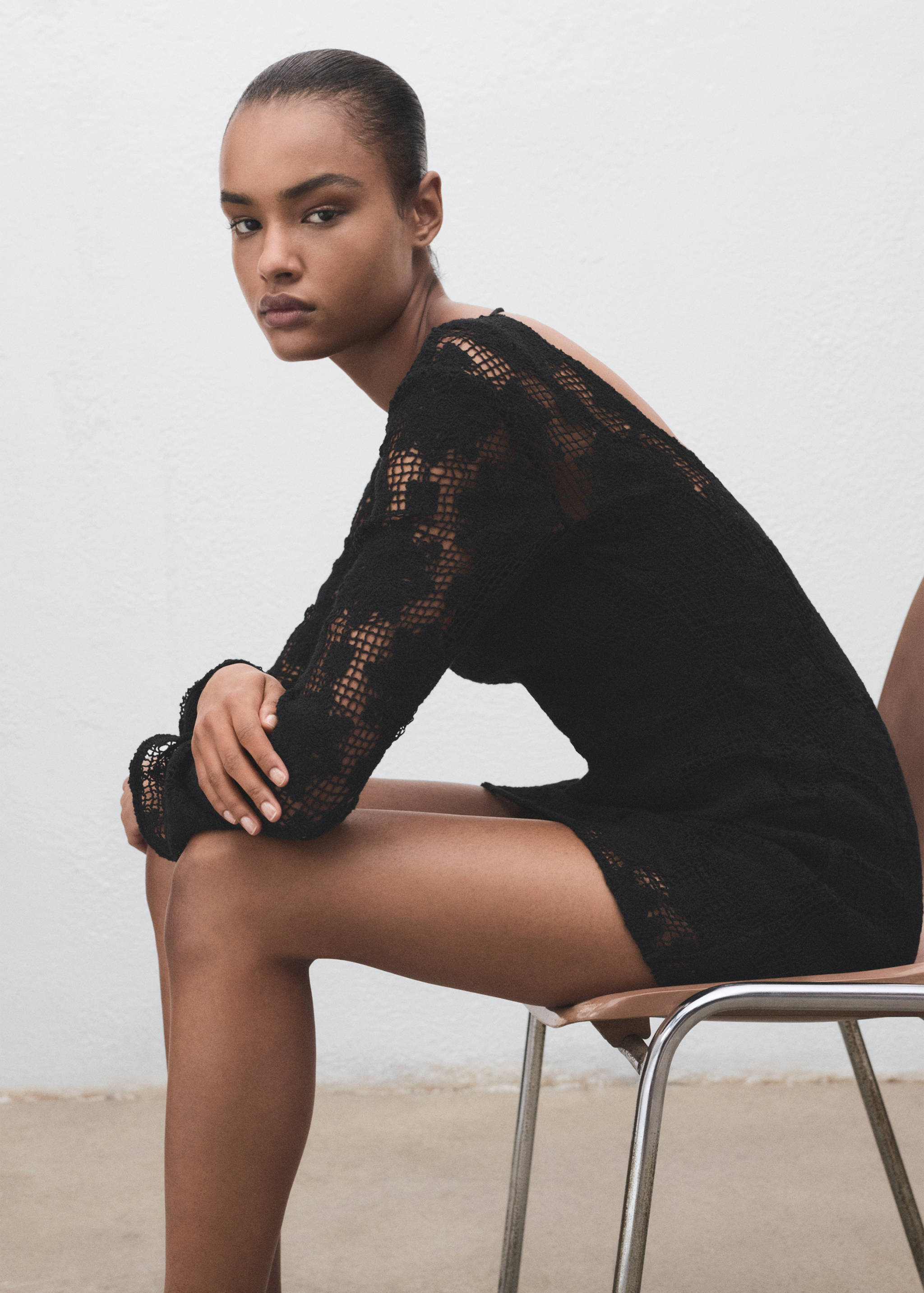 Vestido crochet escote espalda - Detalle del artículo 2