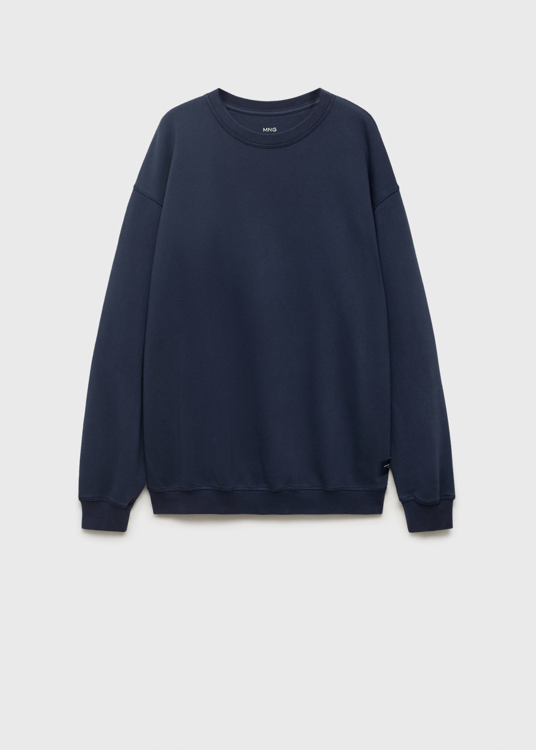 Базовый свитшот из хлопка - Изделие без модели