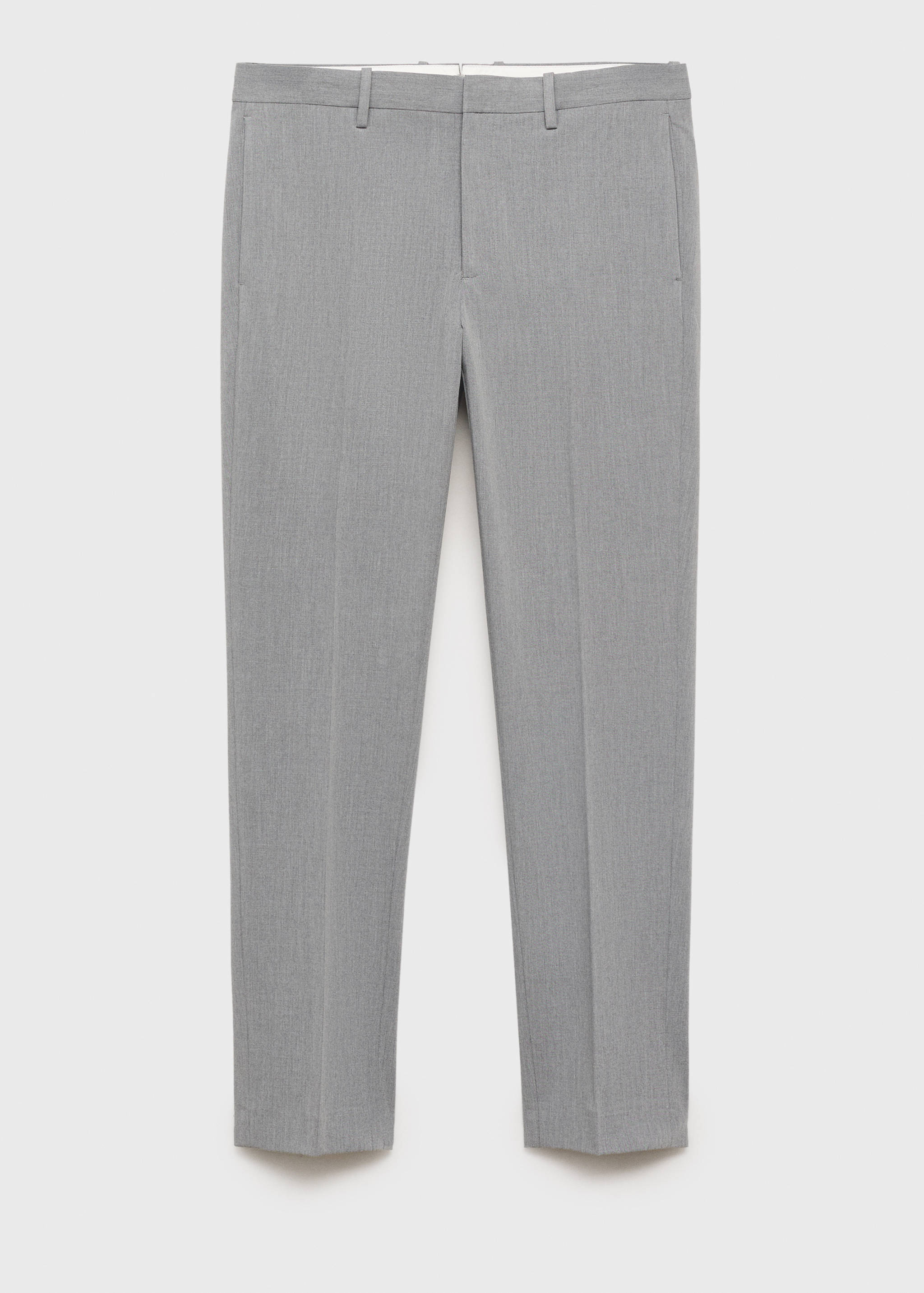 Stretch fabric super slim-fit suit trousers - Article without model