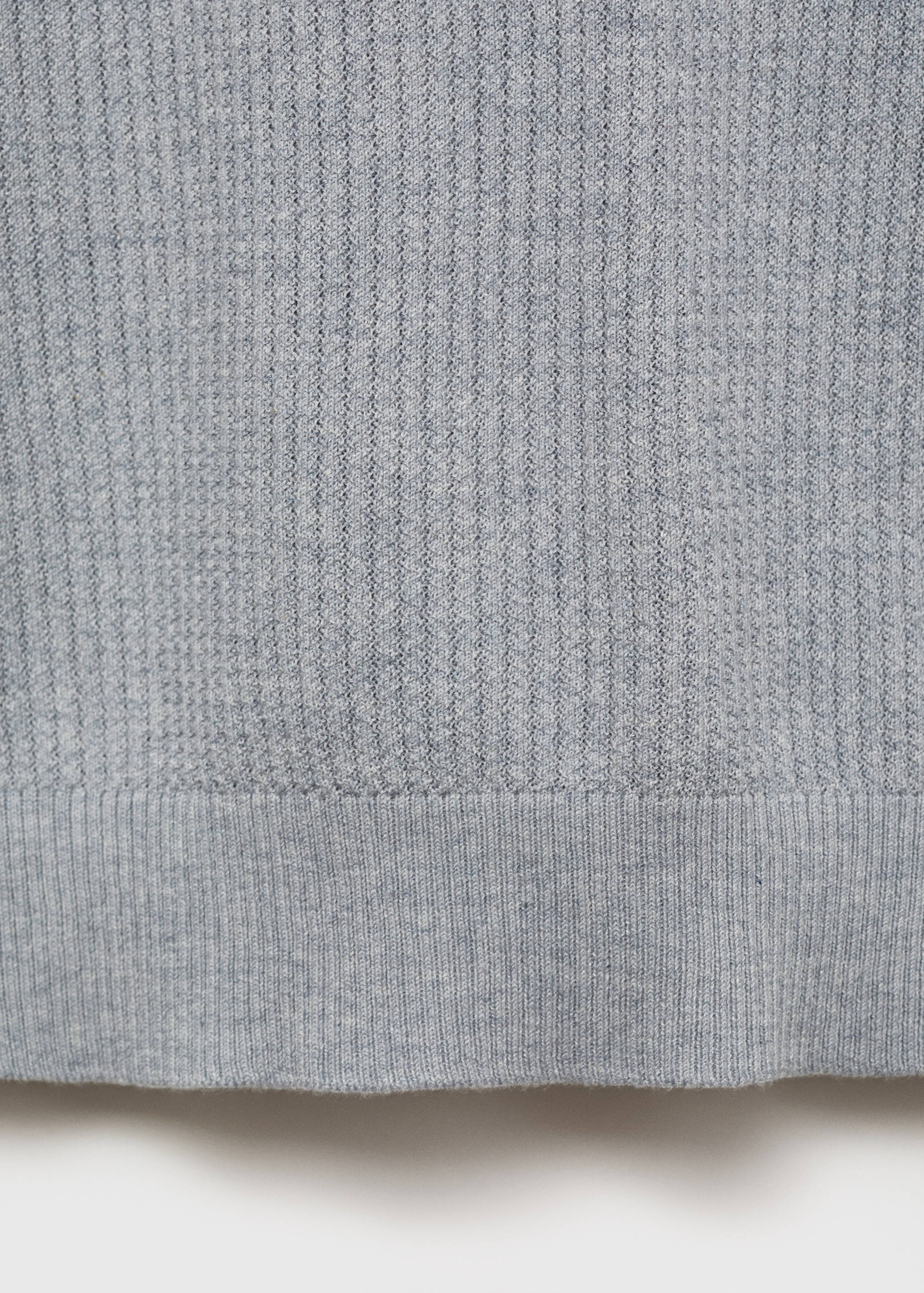 Ribbed  knit t-shirt - Details of the article 0