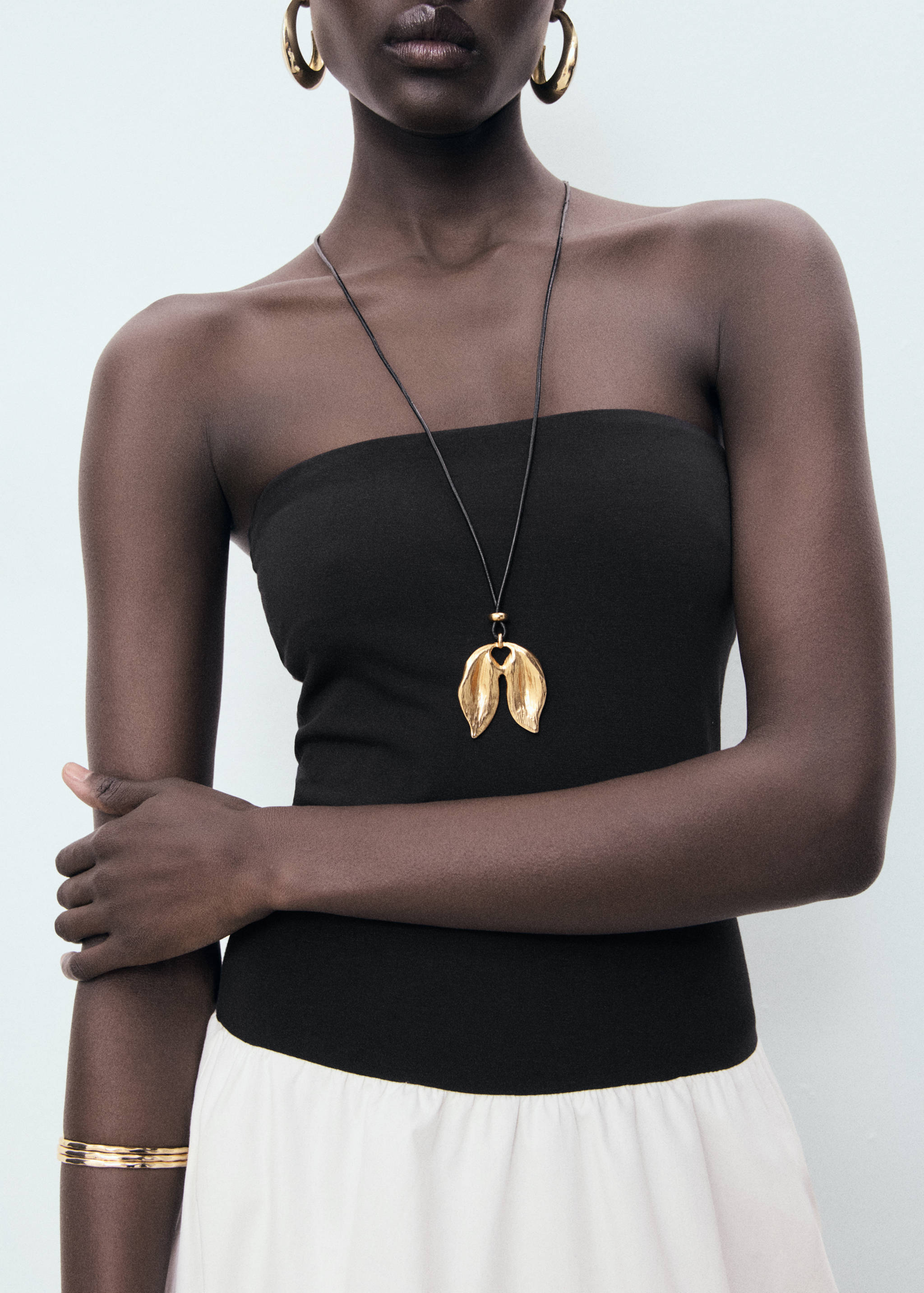 Vestido tejido combinado globo - Detalle del artículo 6