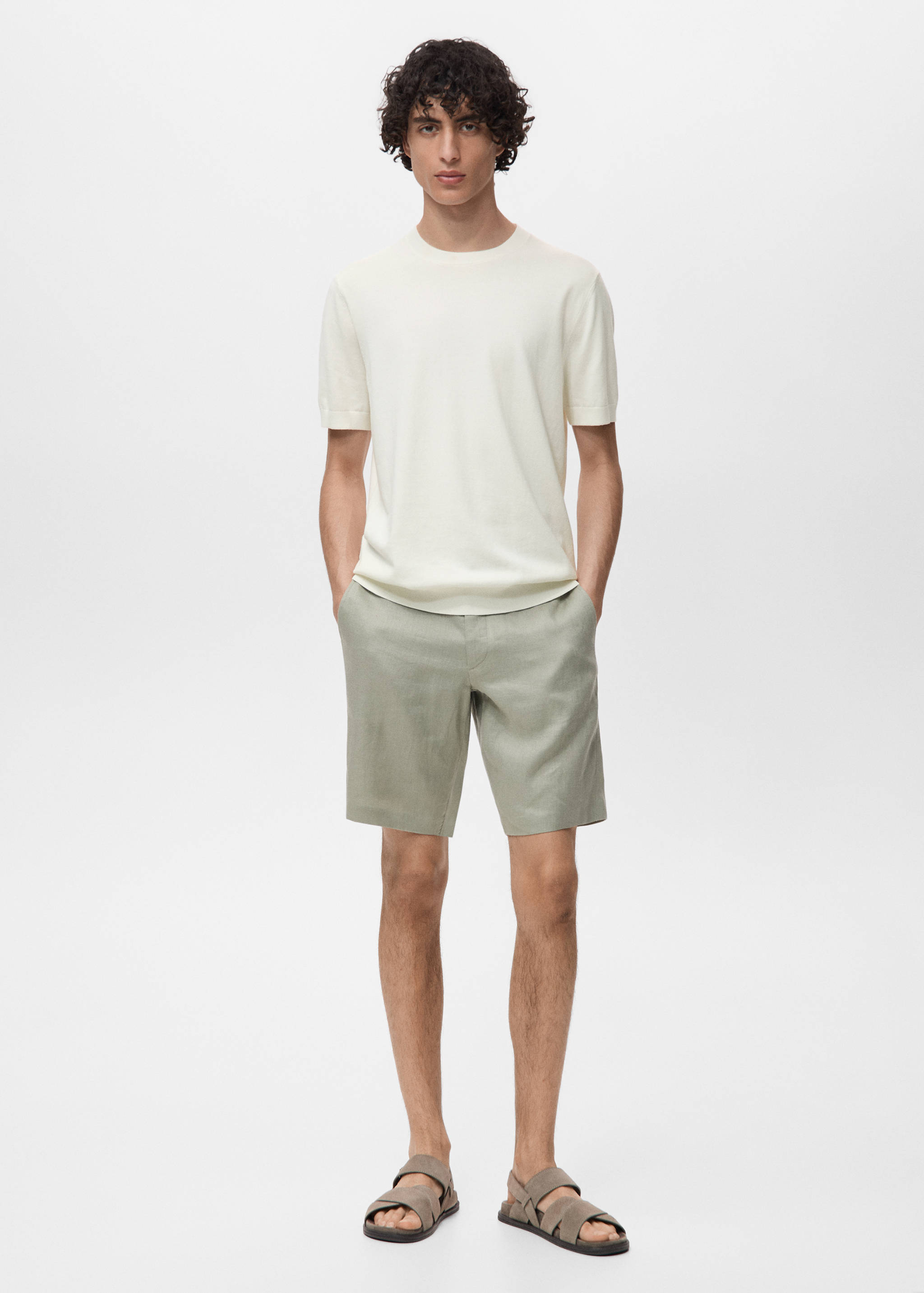 T-shirt maille fine coton - Plan général