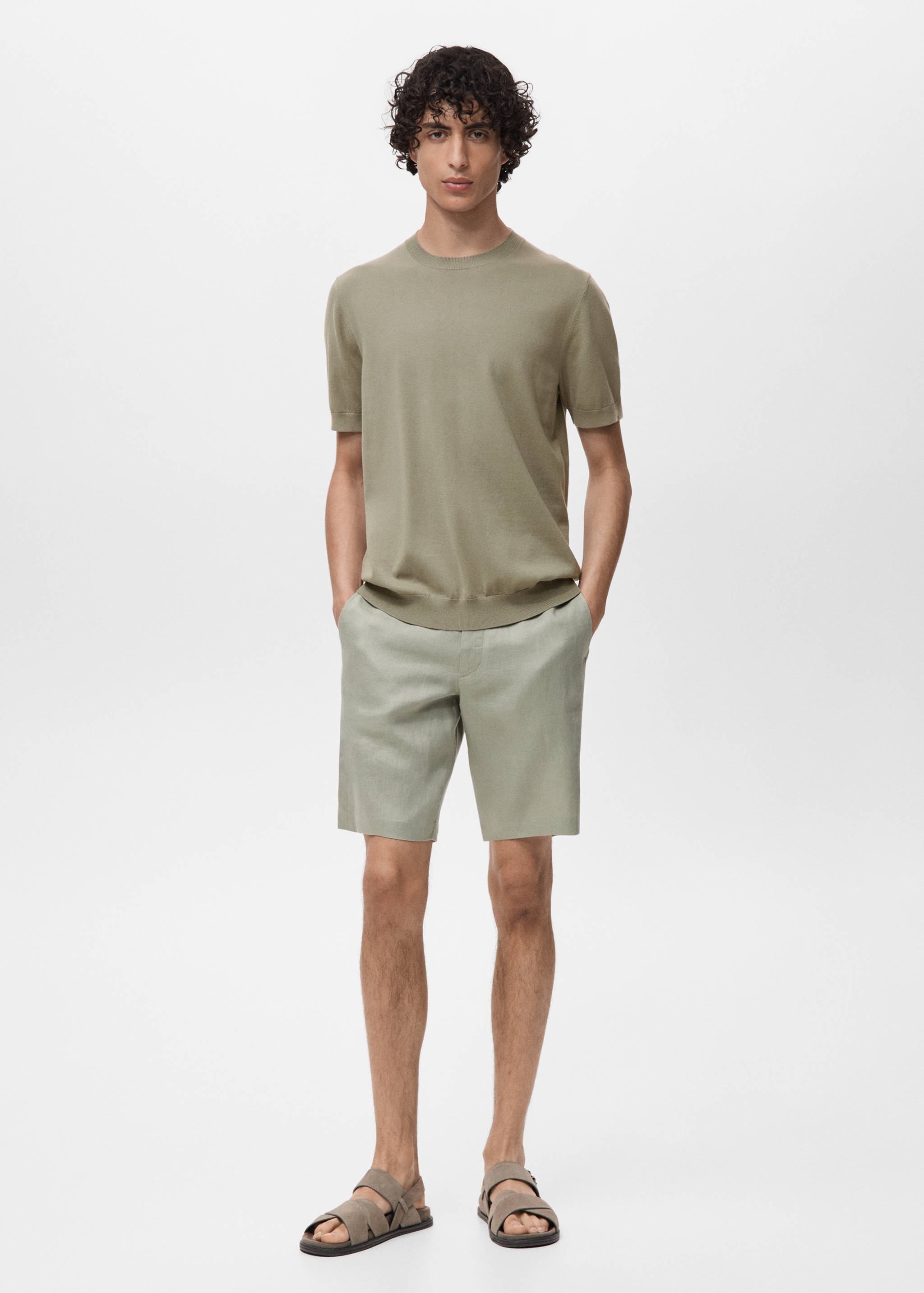 T-shirt maille fine coton - Plan général