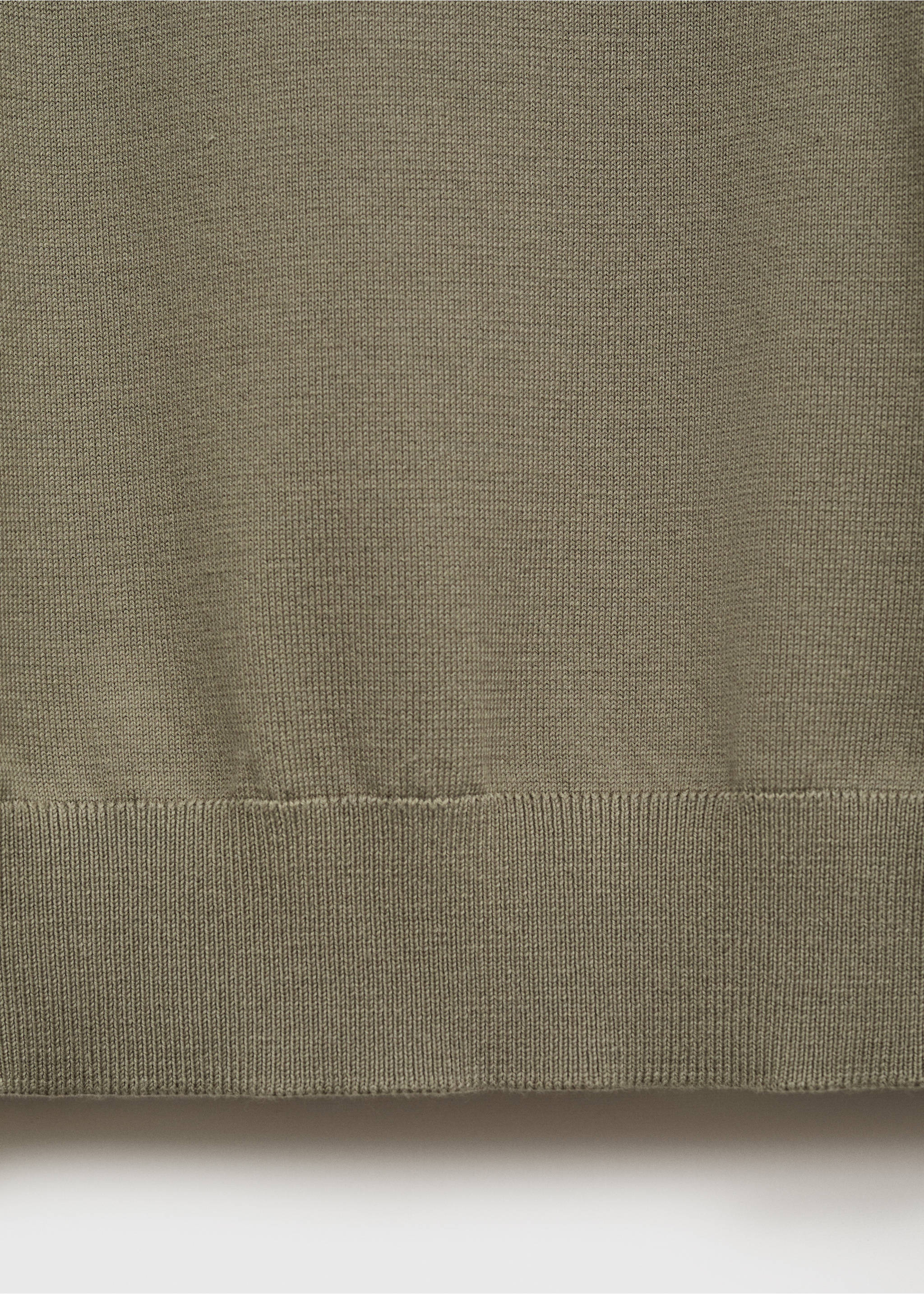 T-shirt maille fine coton - Détail de l'article 0, Kaki. Ref: 17061245-00.