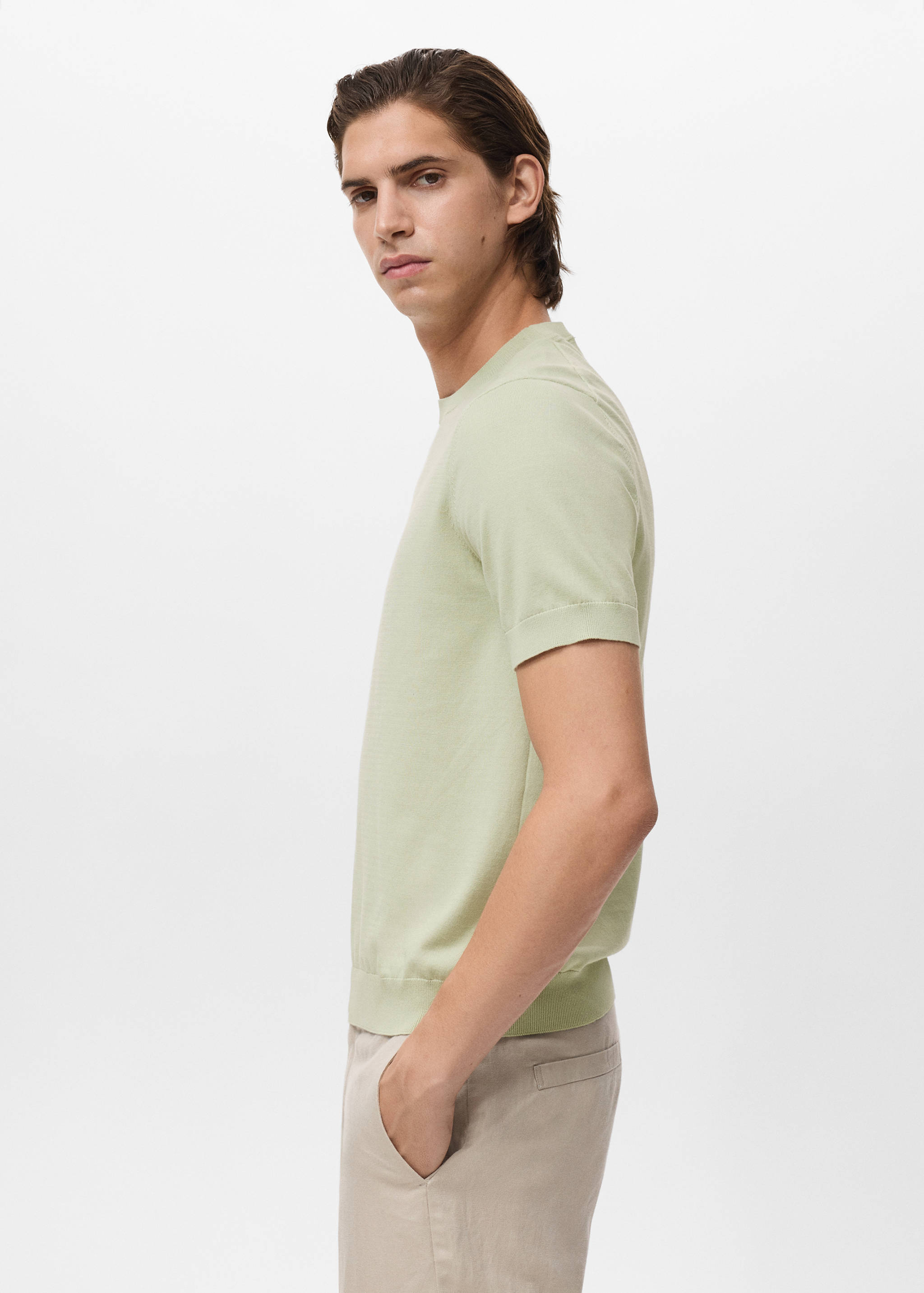 T-shirt maille fine coton - Détail de l'article 2