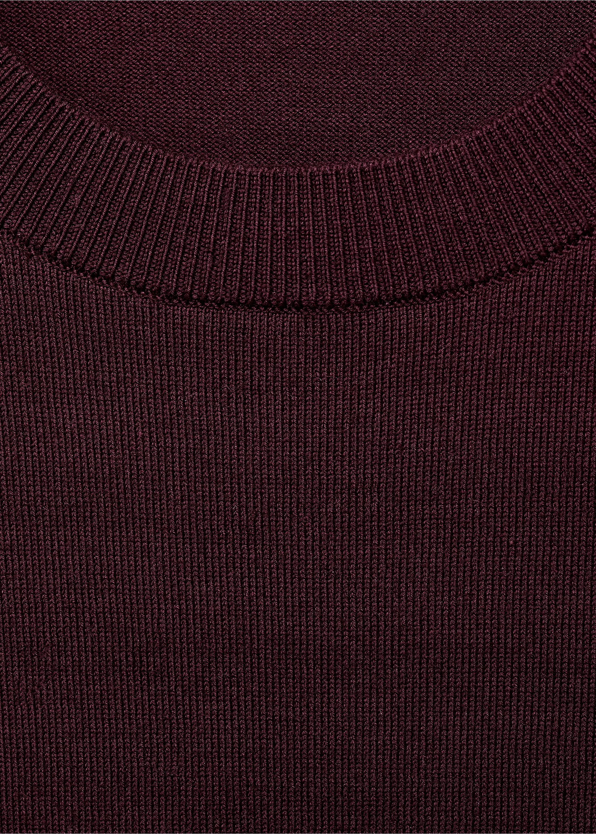 Хлопковая футболка из тонкого трикотажа - Деталь изделия 8, Бургундия. Ref: 17061245-00.