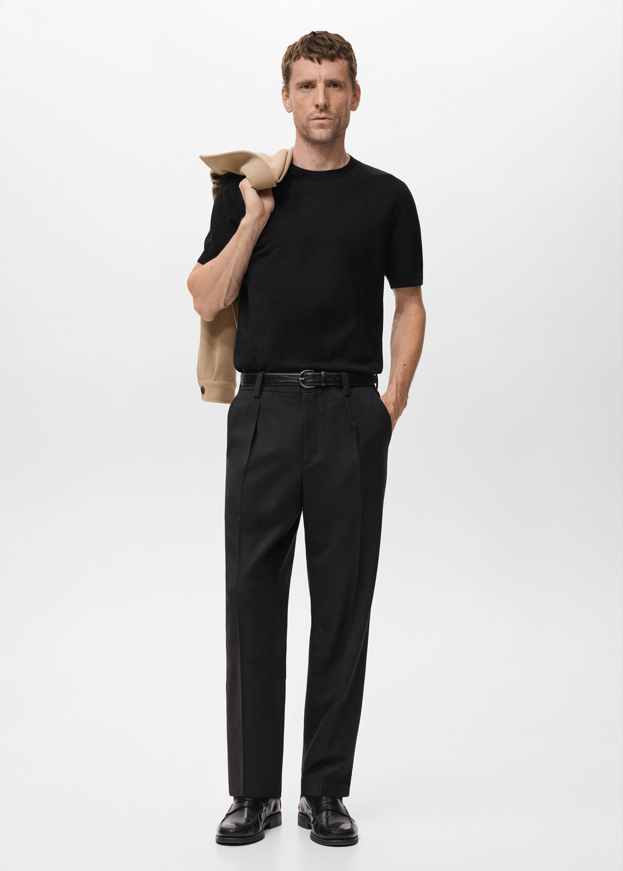 T-shirt maille fine coton - Plan général