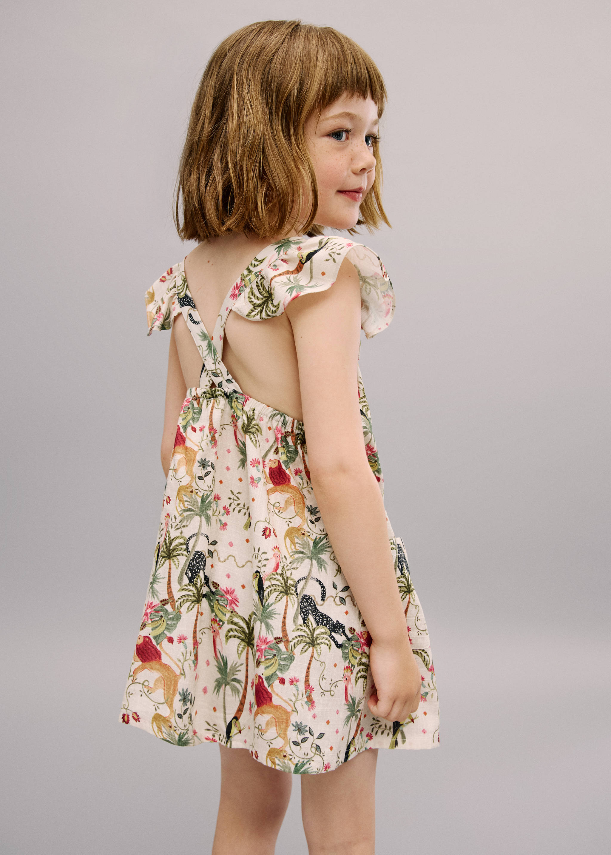 Floral print dress - Medium plane