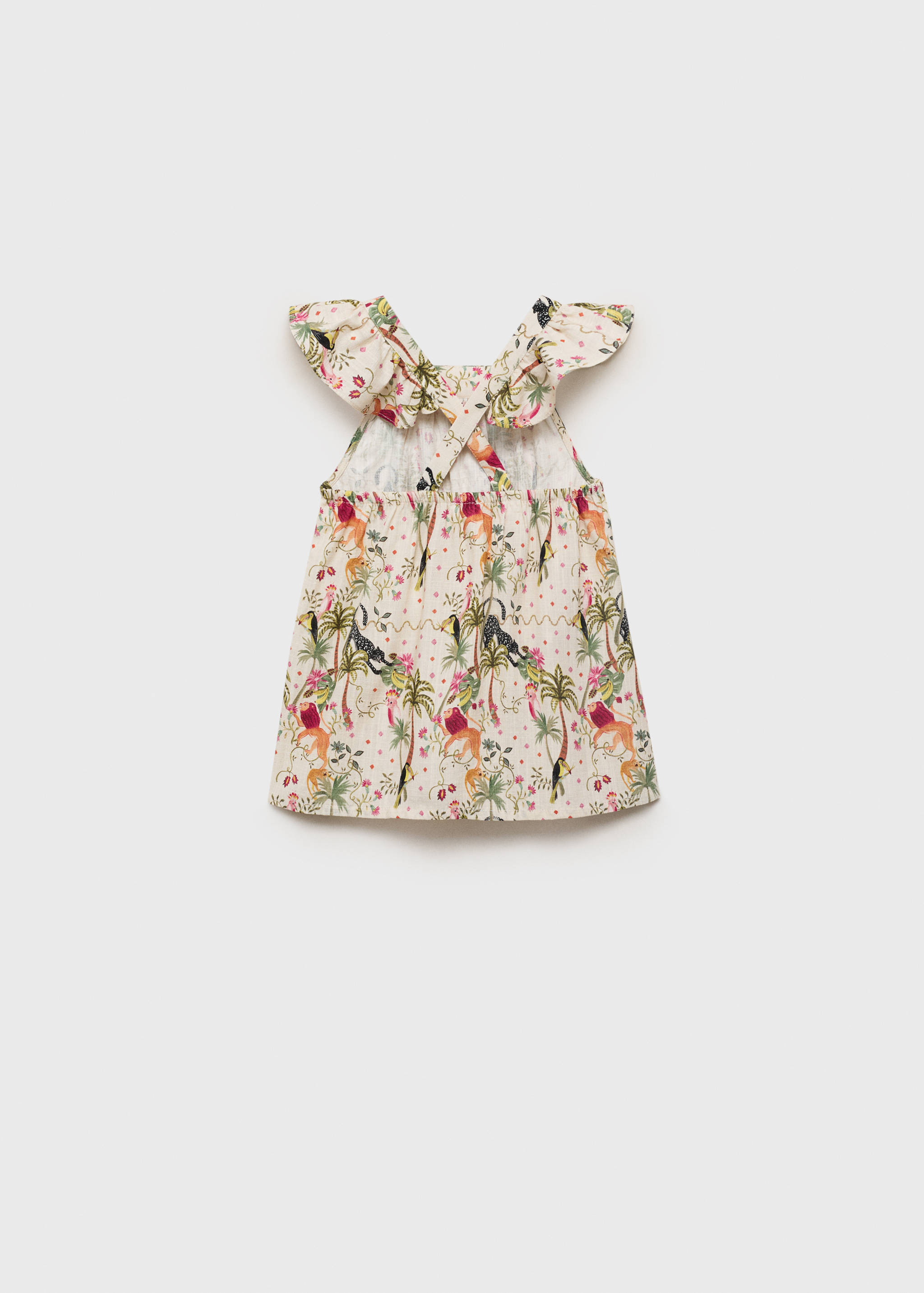 Floral print dress - Reverse of the article
