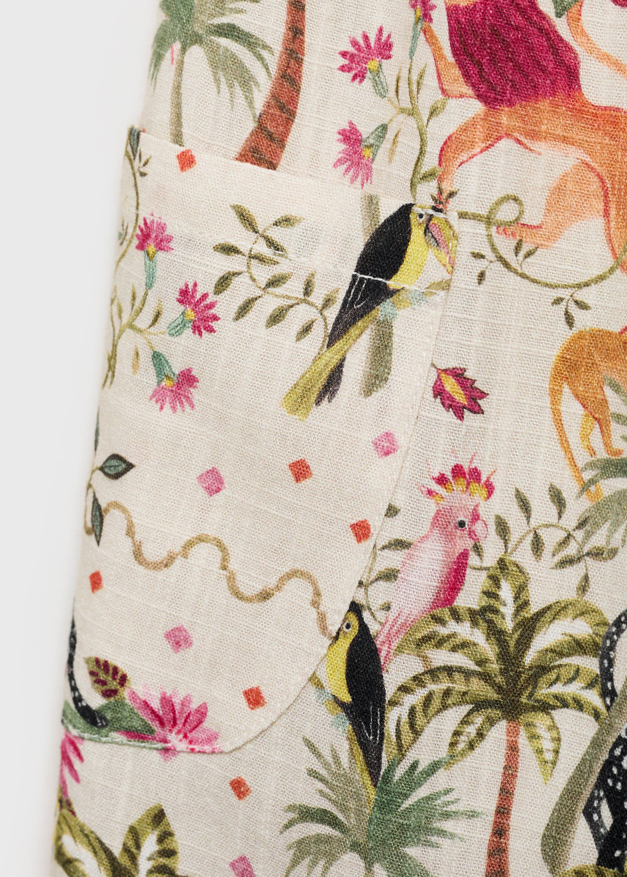 Floral print dress - Details of the article 0