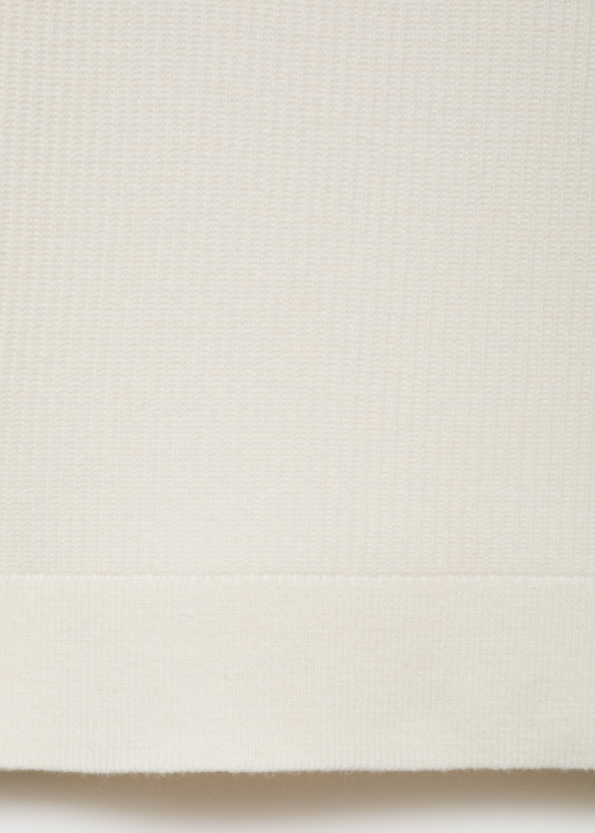 Fine rib-knit cotton sweater - Details of the article 0