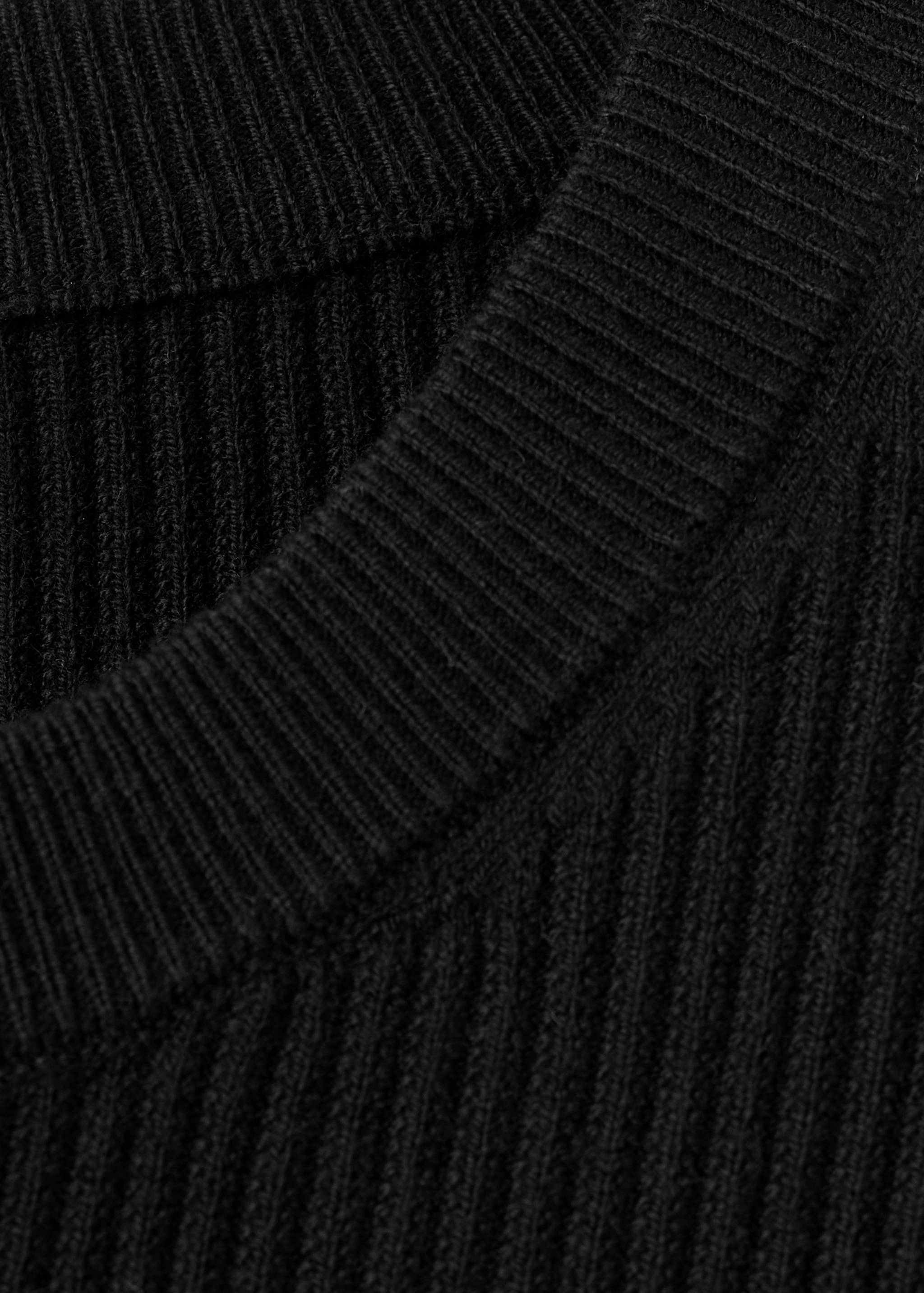 Fine rib-knit cotton sweater - Details of the article 8