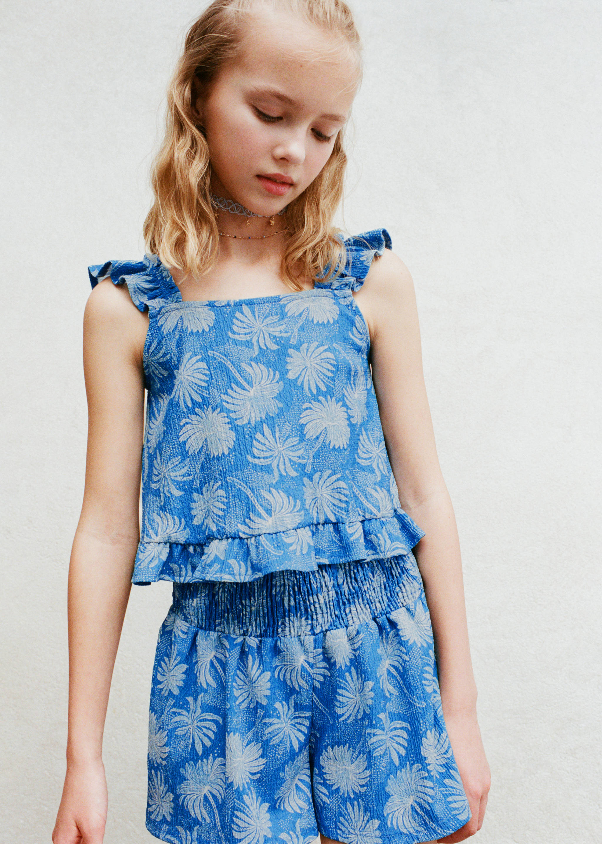 Printed ruffle top - Details of the article 7
