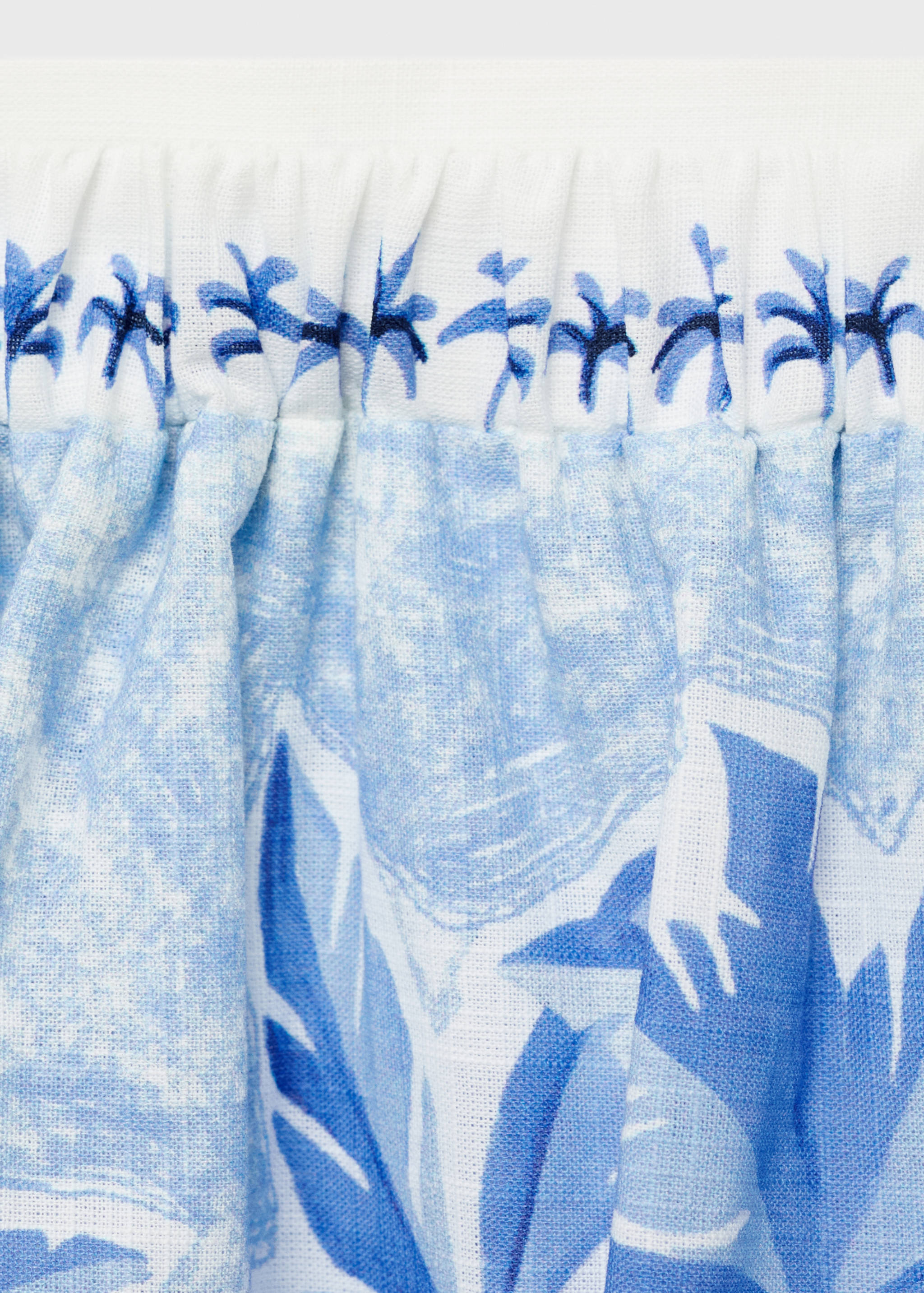 Спідниця з принтом пальм - Детальніше про товар 0