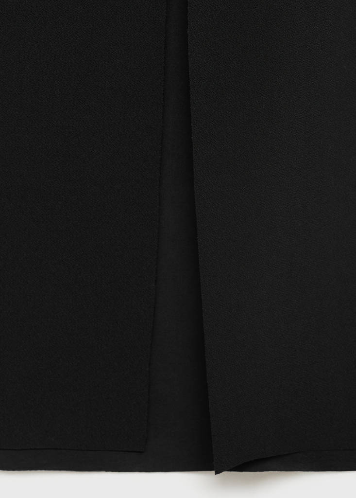 Maternity midi-dress — Black