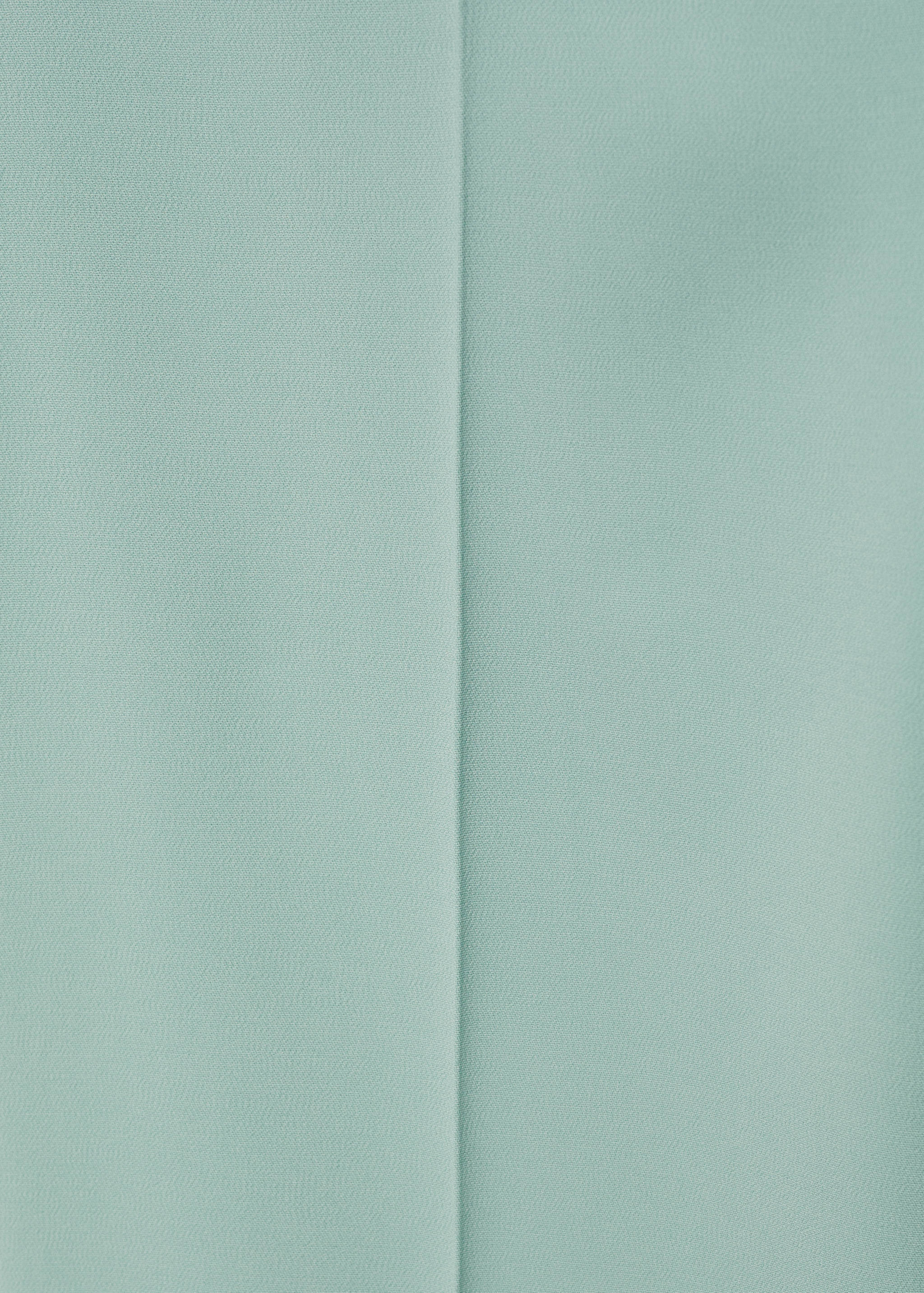 Calças à boca de sino com cintura alta - Pormenor do artigo 0