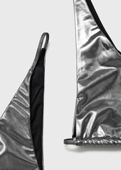 Metallic bikini bottom — Silver 7