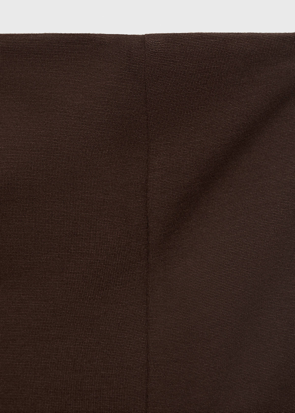 Strapless dress with pleats — Brown