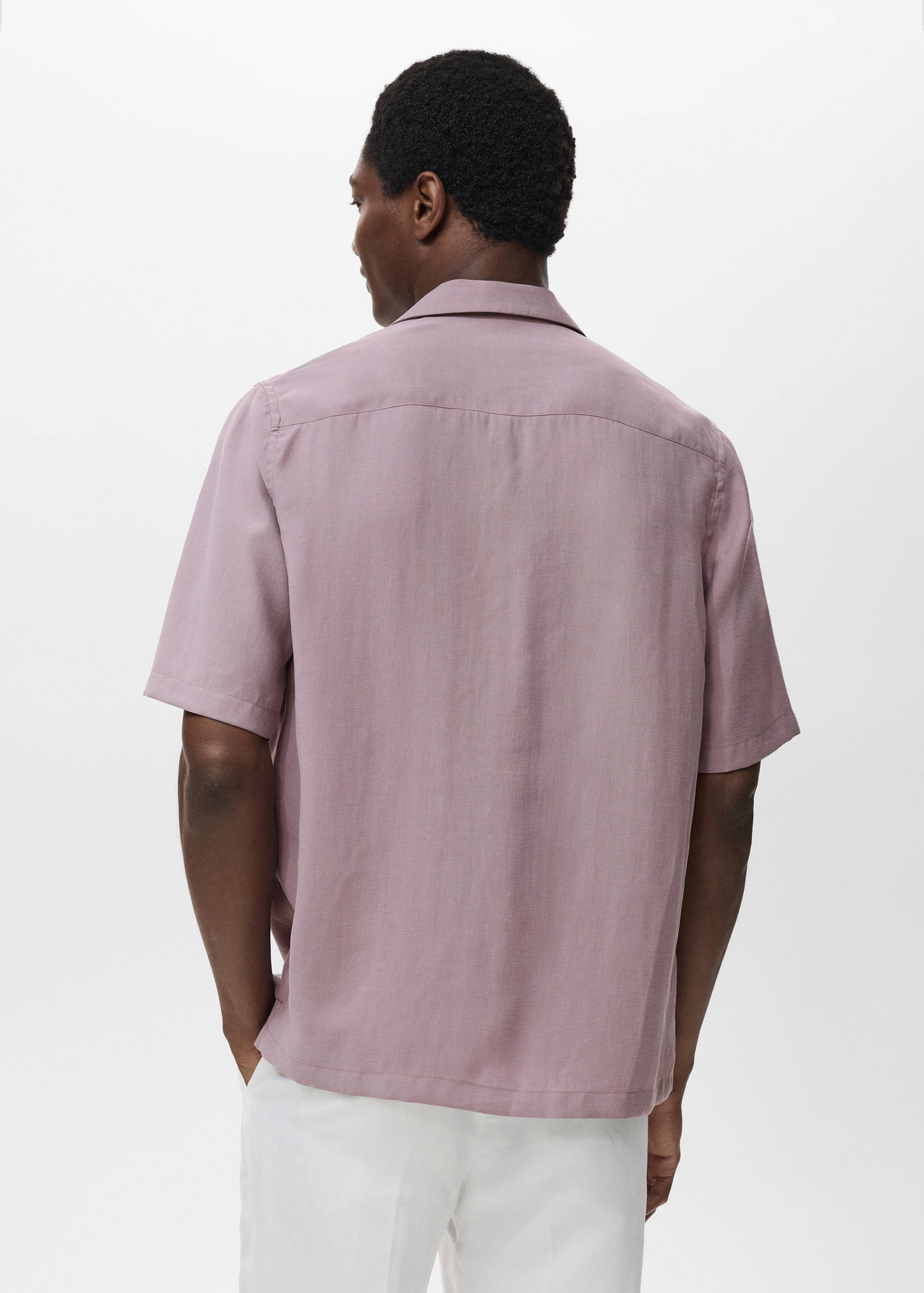 Camisa lyocell bolsillo - Reverso del artículo