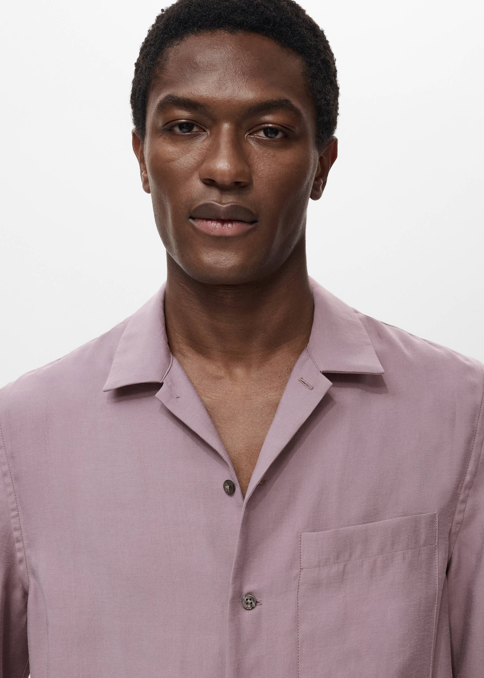 Camisa lyocell bolsillo - Detalle del artículo 1