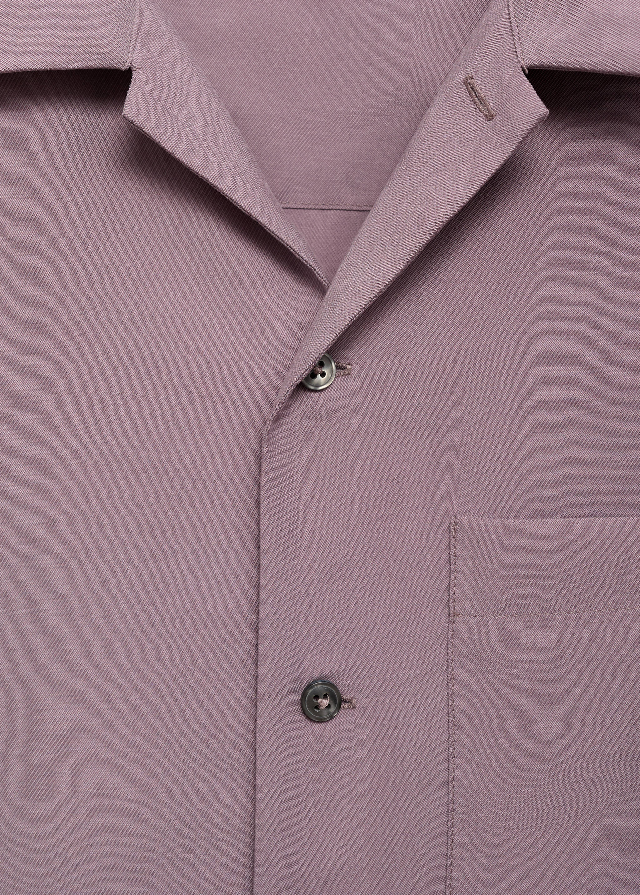 Camisa lyocell bolsillo - Detalle del artículo 8